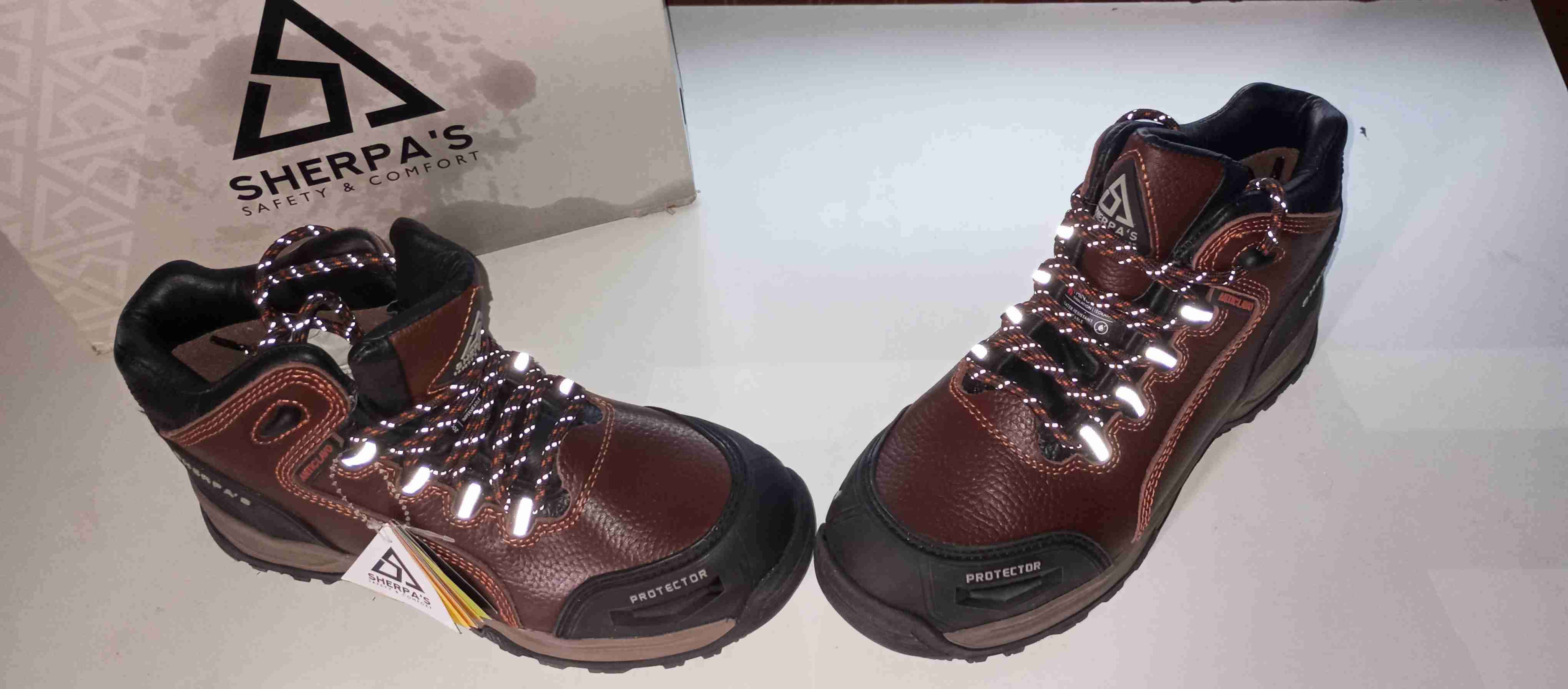 Botas de seguridad Sherpa marrones 40 - miniatura 1