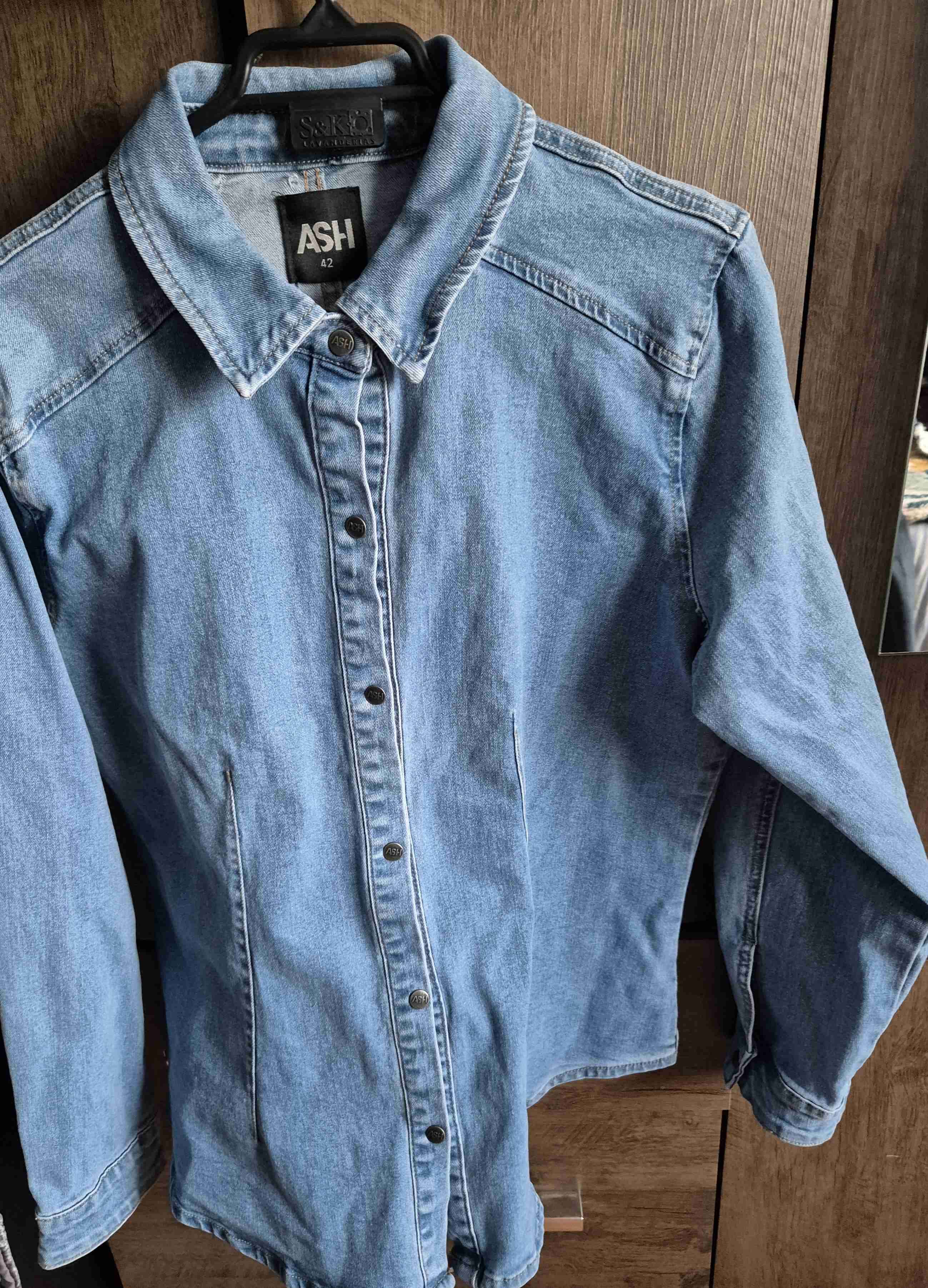 Camisa vaquera denim azul ASH - miniatura 1