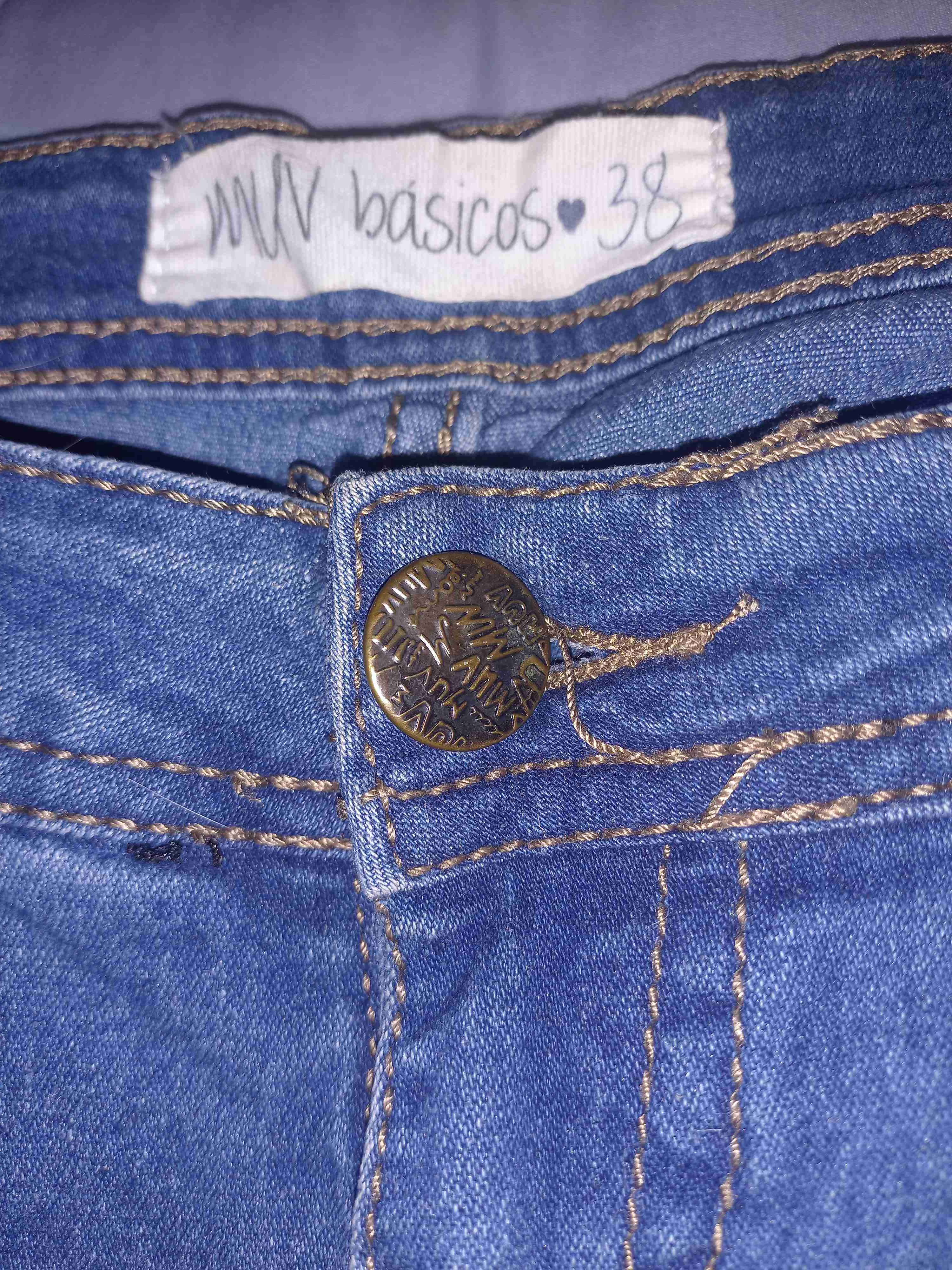 Jeans azul para mujer - miniatura 2