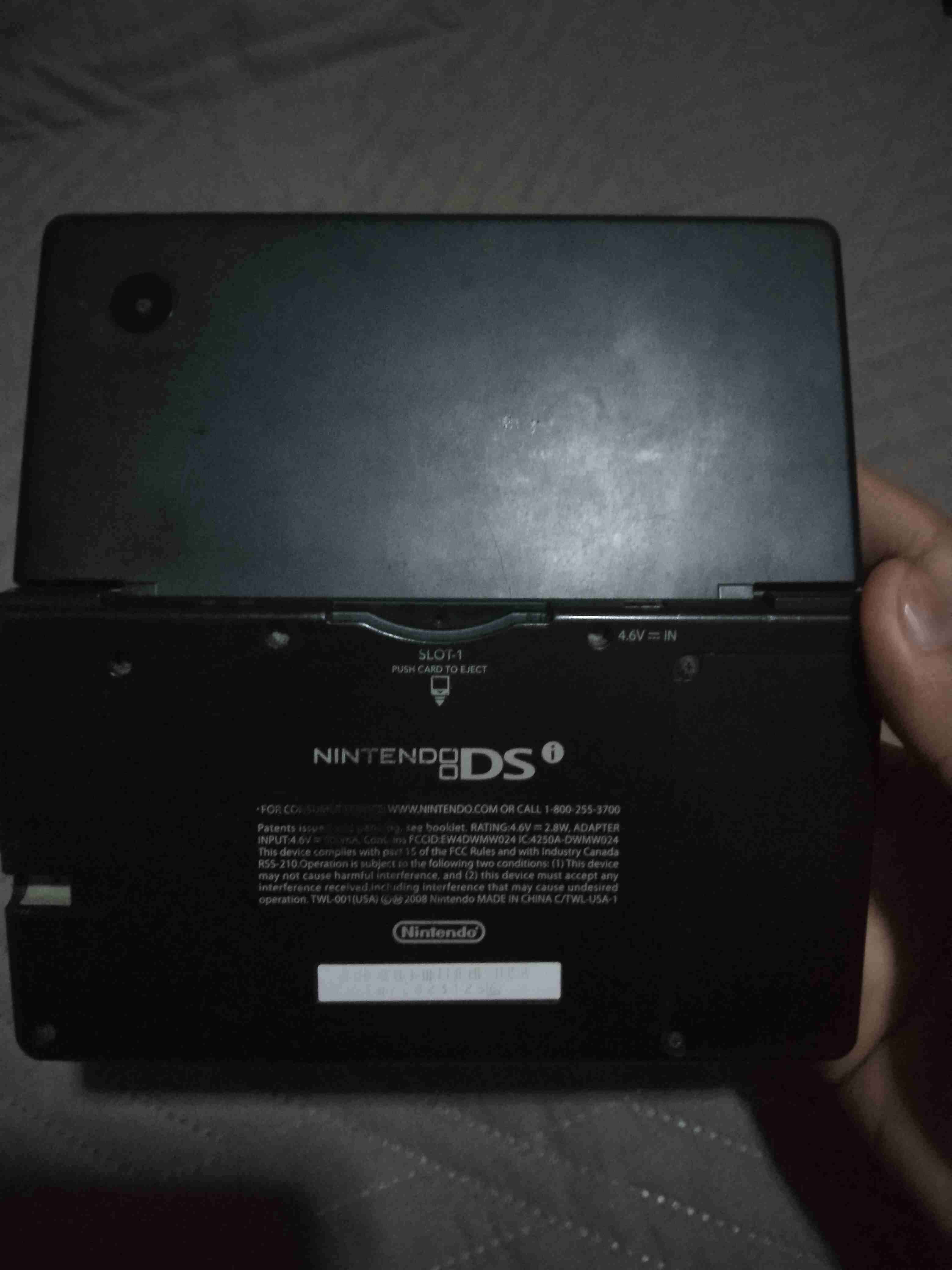 Consola portátil Nintendo DS negra - miniatura 2