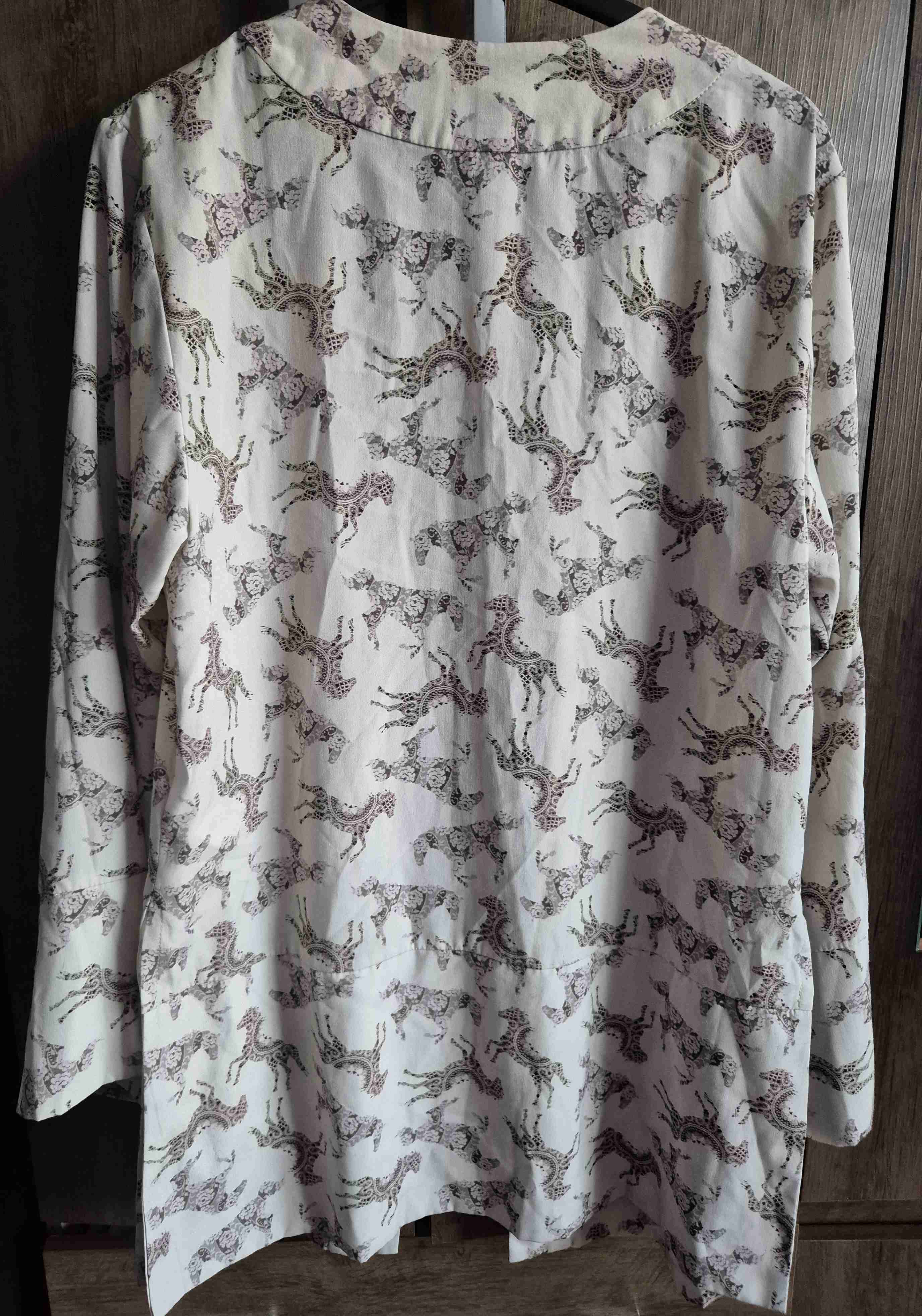 Kimono estampado Topshop beige - miniatura 2