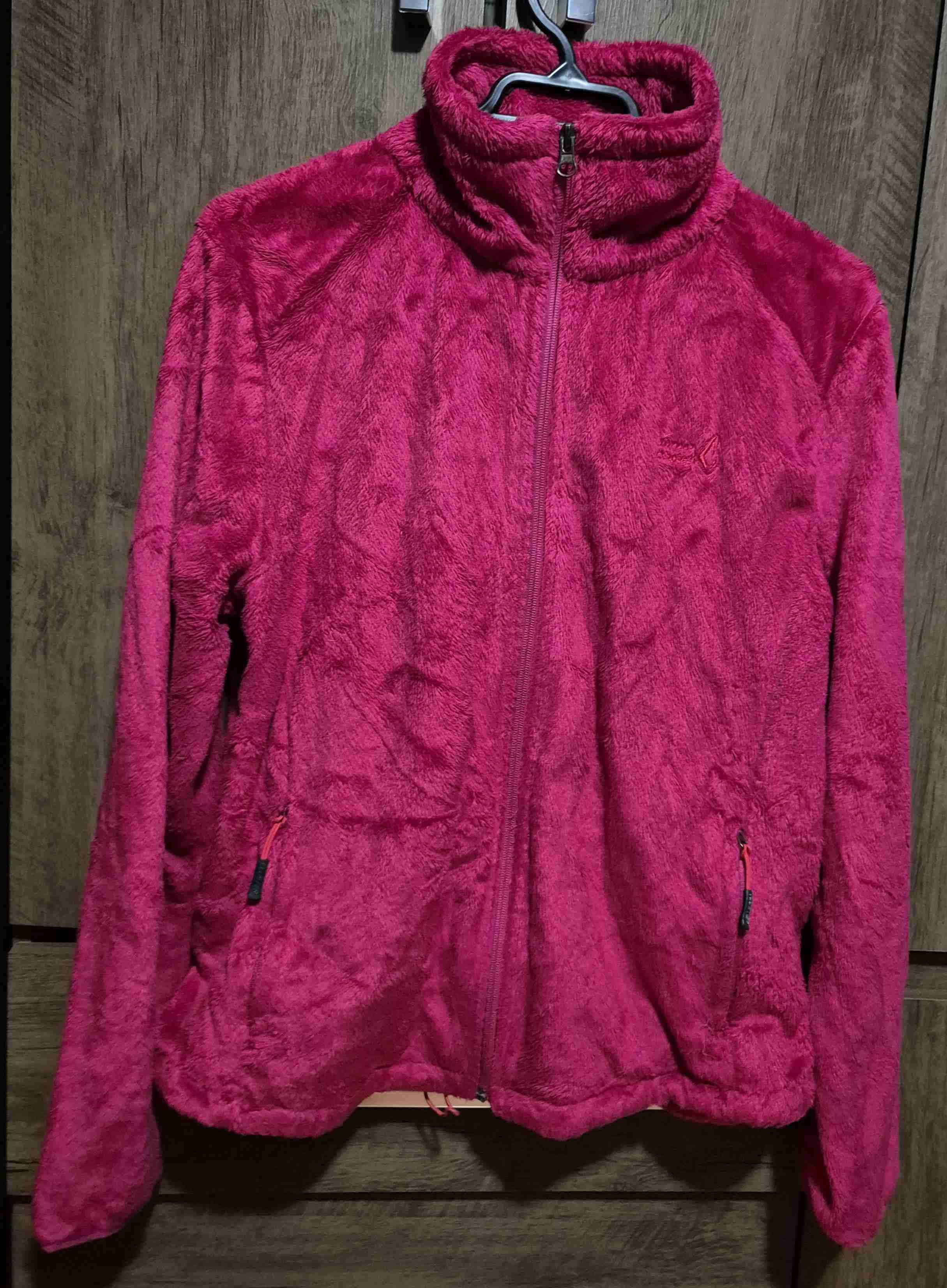 Chaqueta polar rosada mujer - miniatura 1