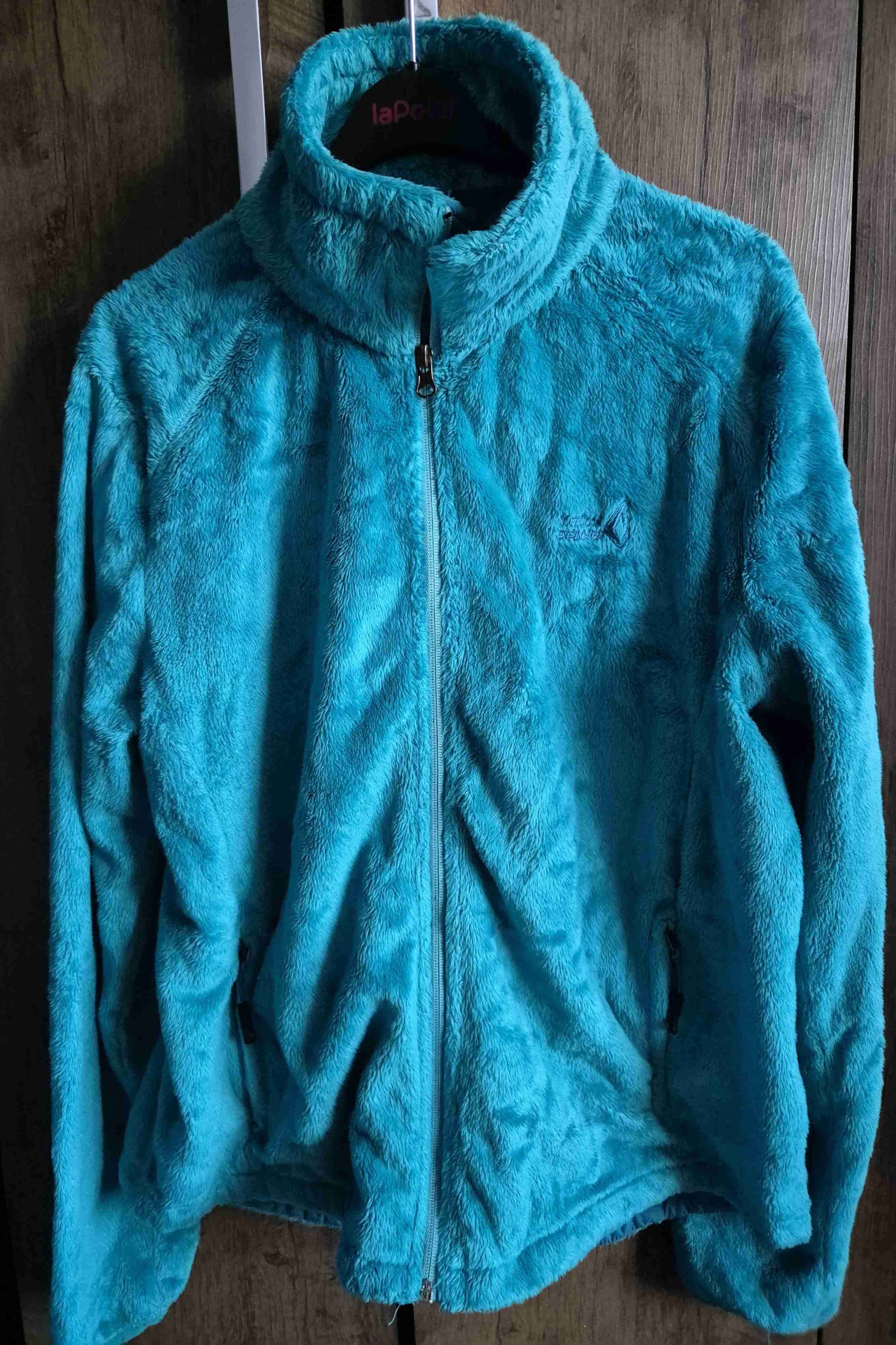 Chaqueta de polar turquesa - miniatura 1