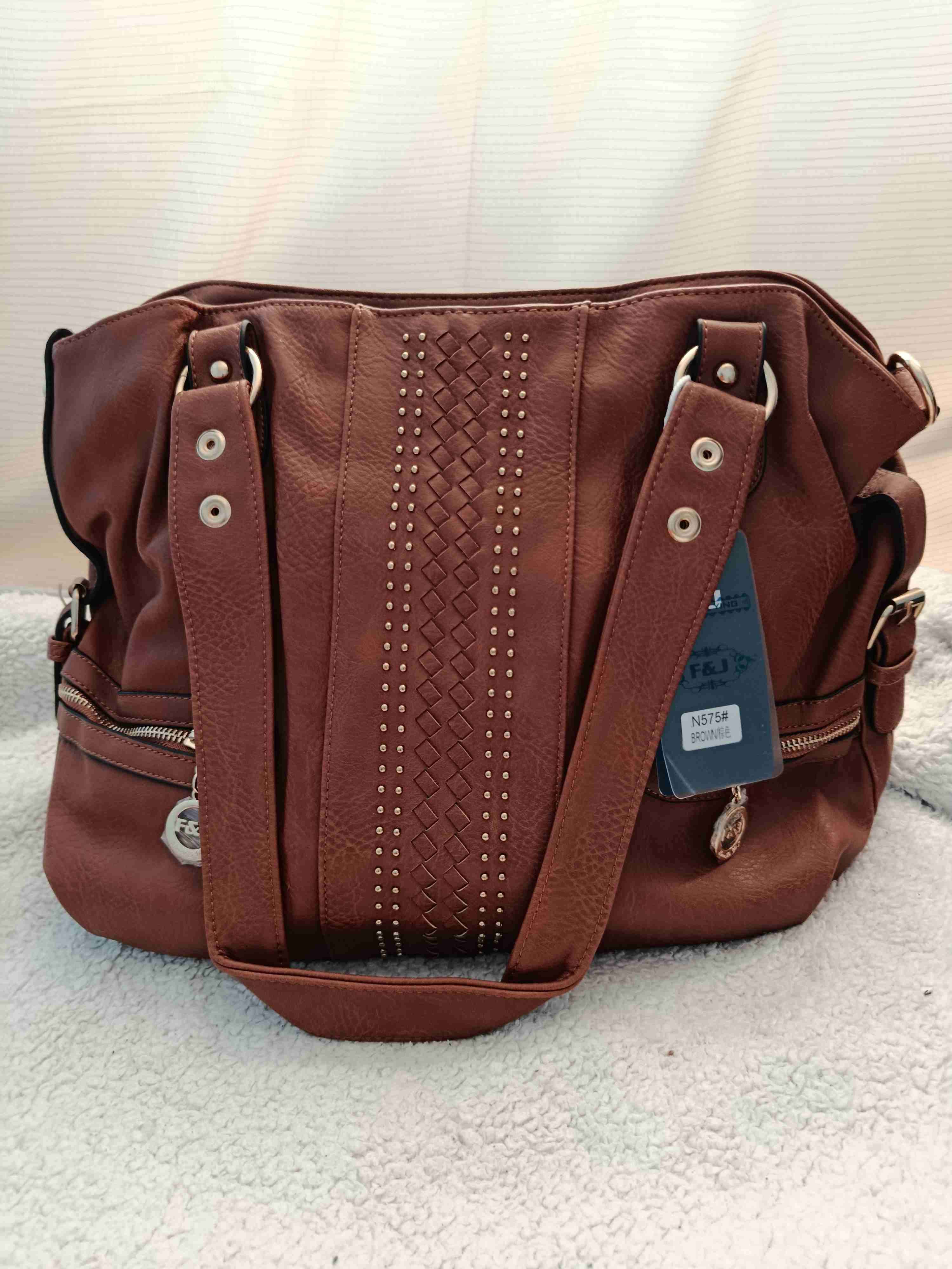 Set de bolso y carteras marrón - miniatura 2