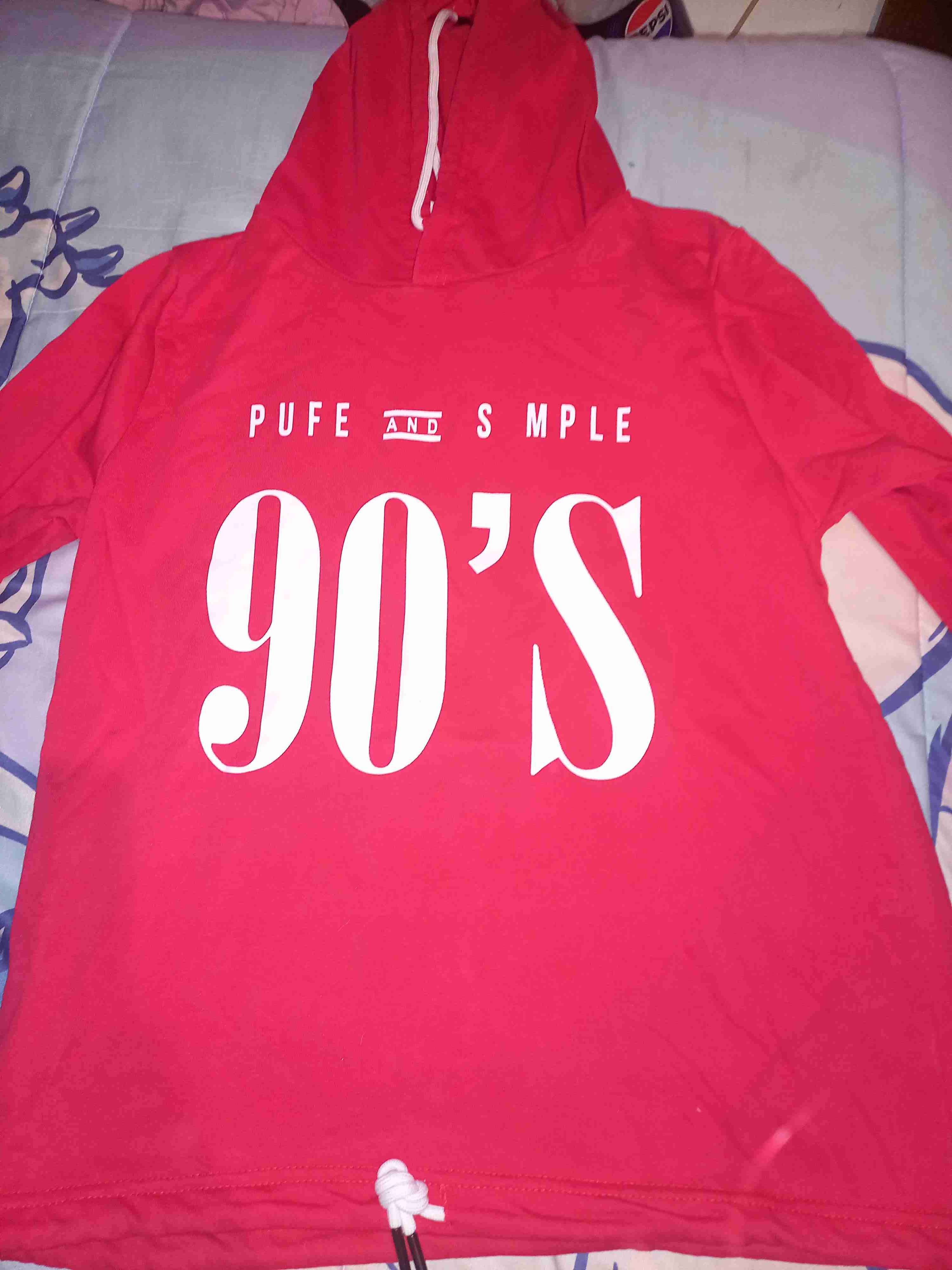 Polerón rojo con capucha 90's - miniatura 1