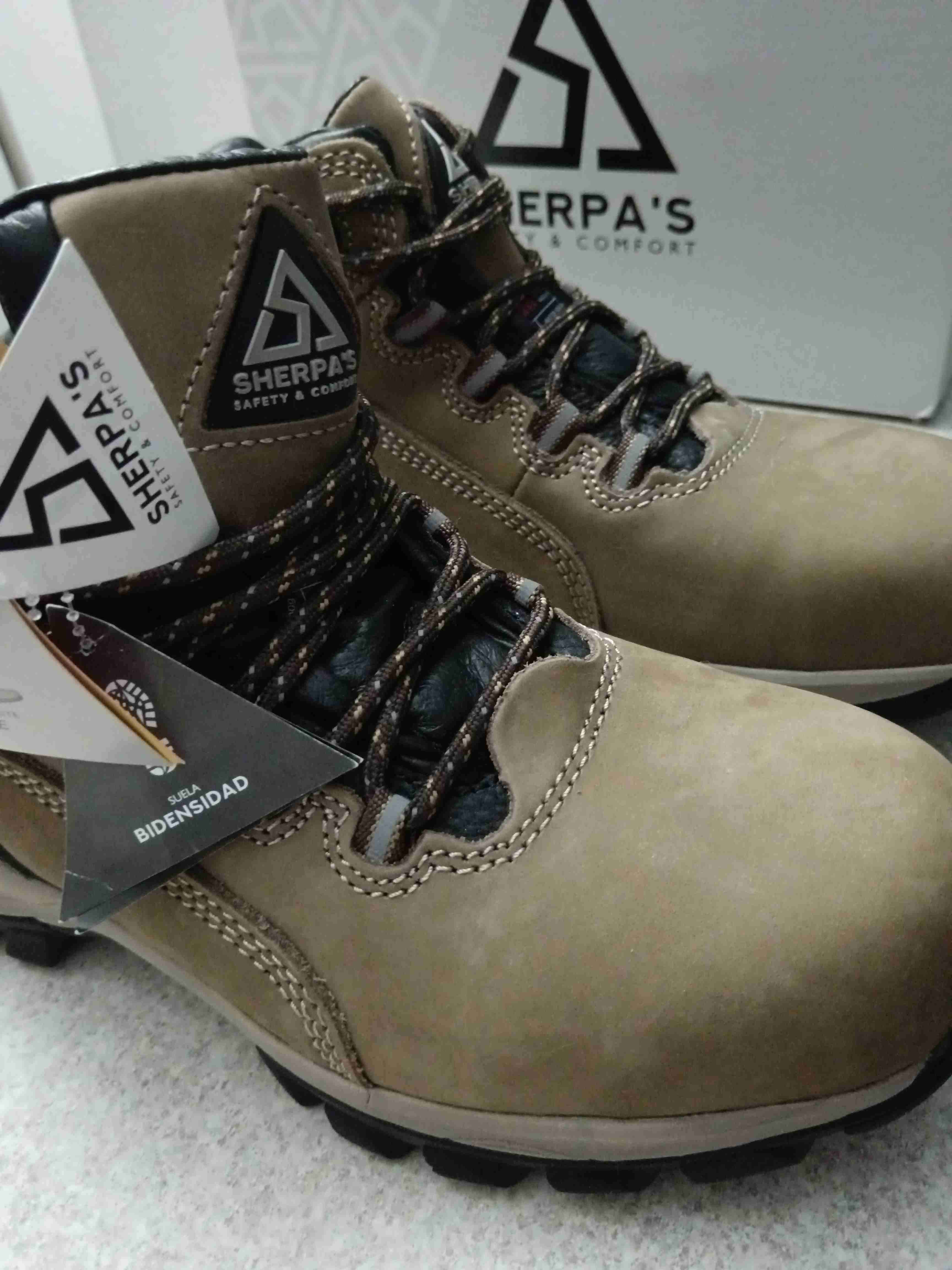 Zapatos de seguridad marrones nuevas Sherpa N 39 - miniatura 2