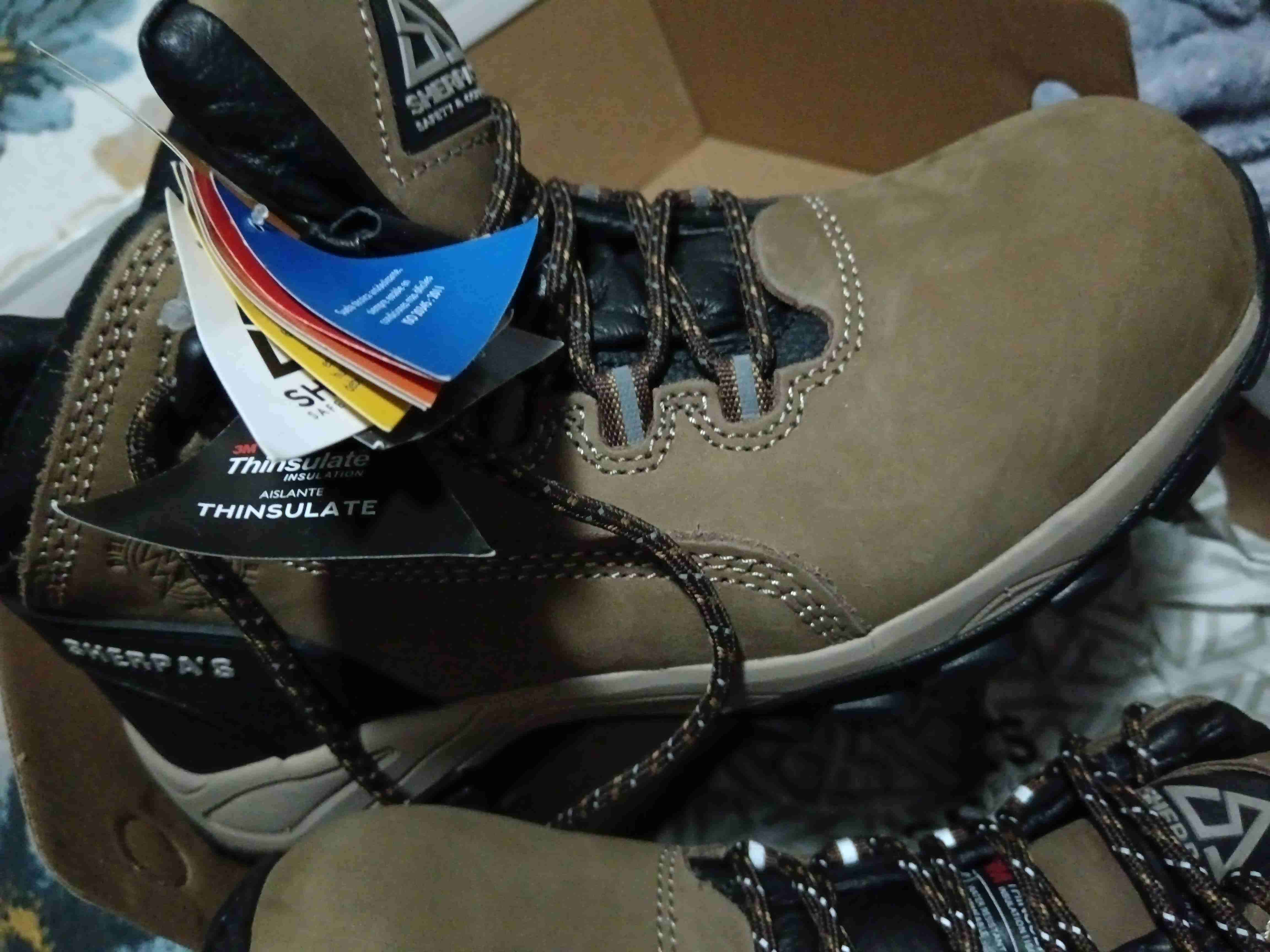 Zapatos de seguridad marrones nuevas Sherpa N 39 - miniatura 5