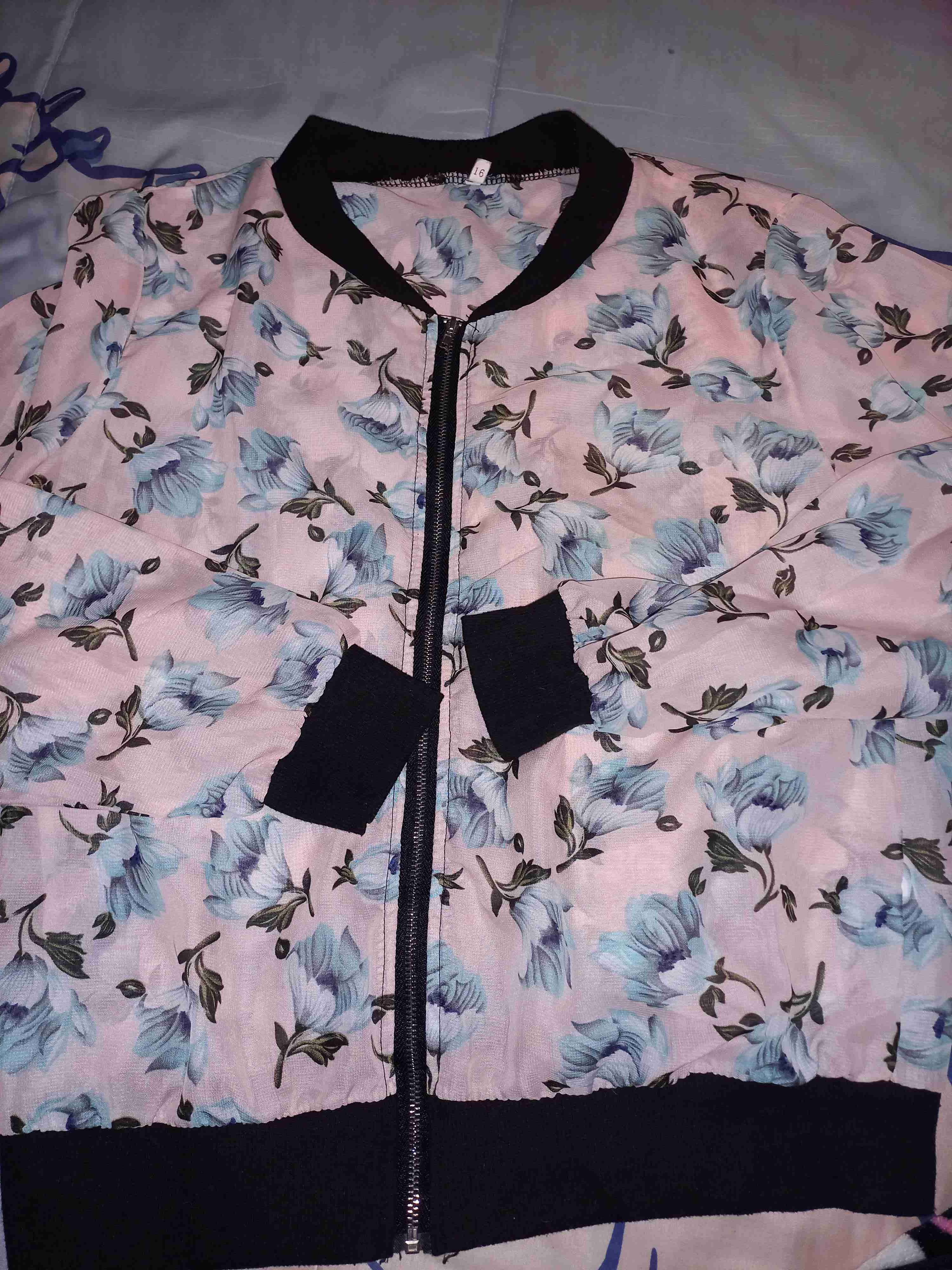 Chaqueta transparente floral - miniatura 1