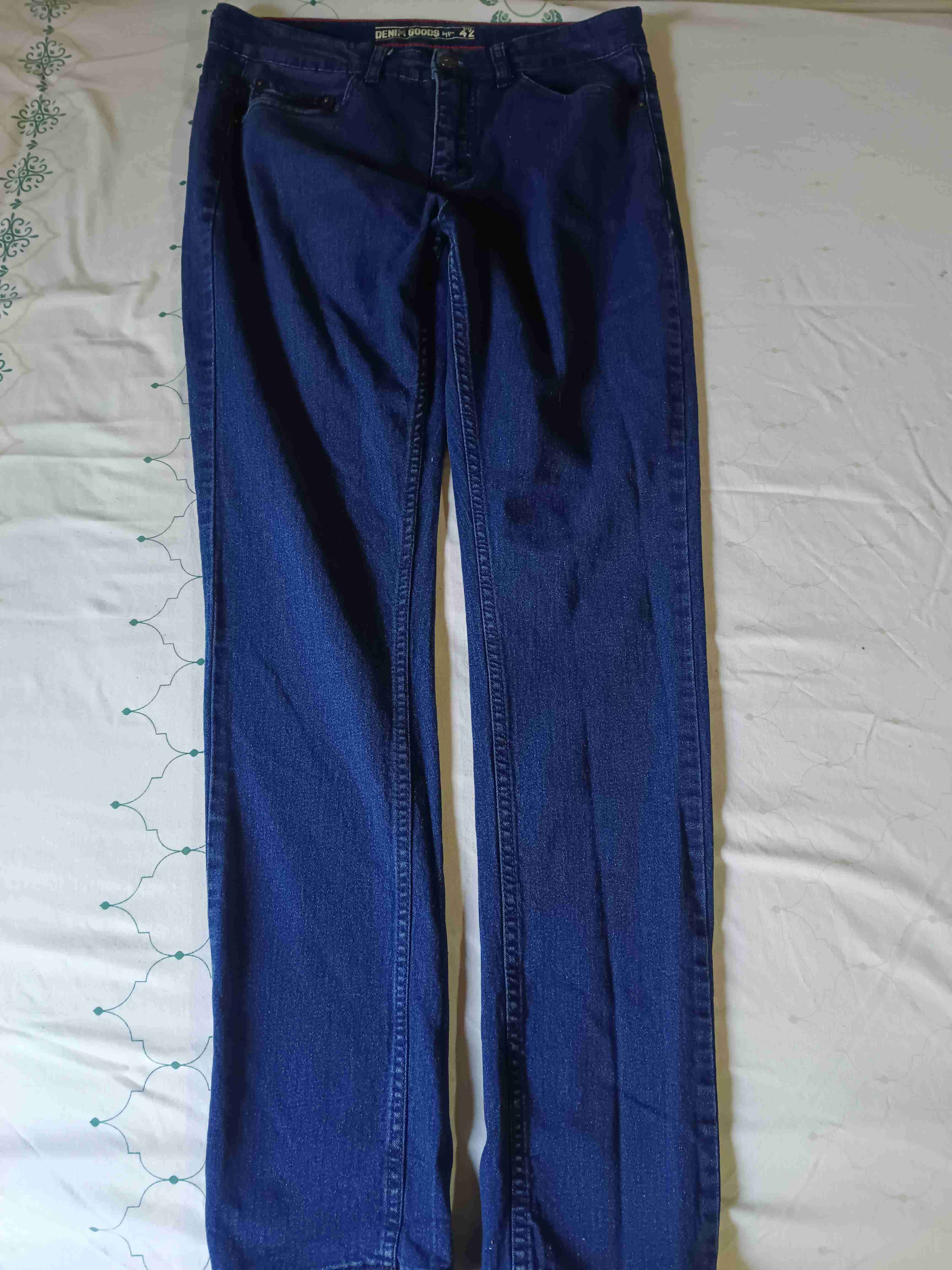 Jeans azul oscuro unisex - miniatura 1