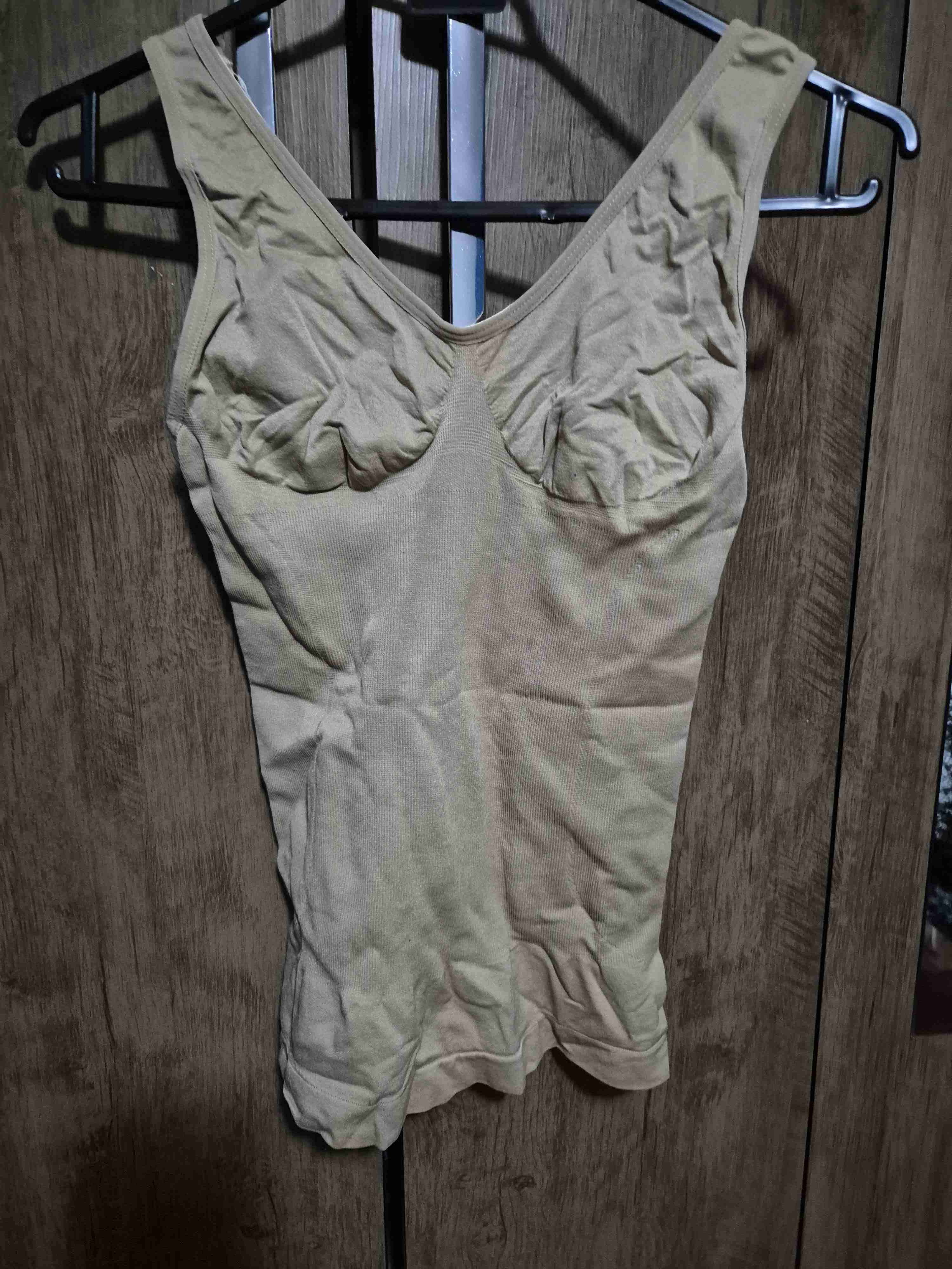 Camiseta modeladora beige - miniatura 1