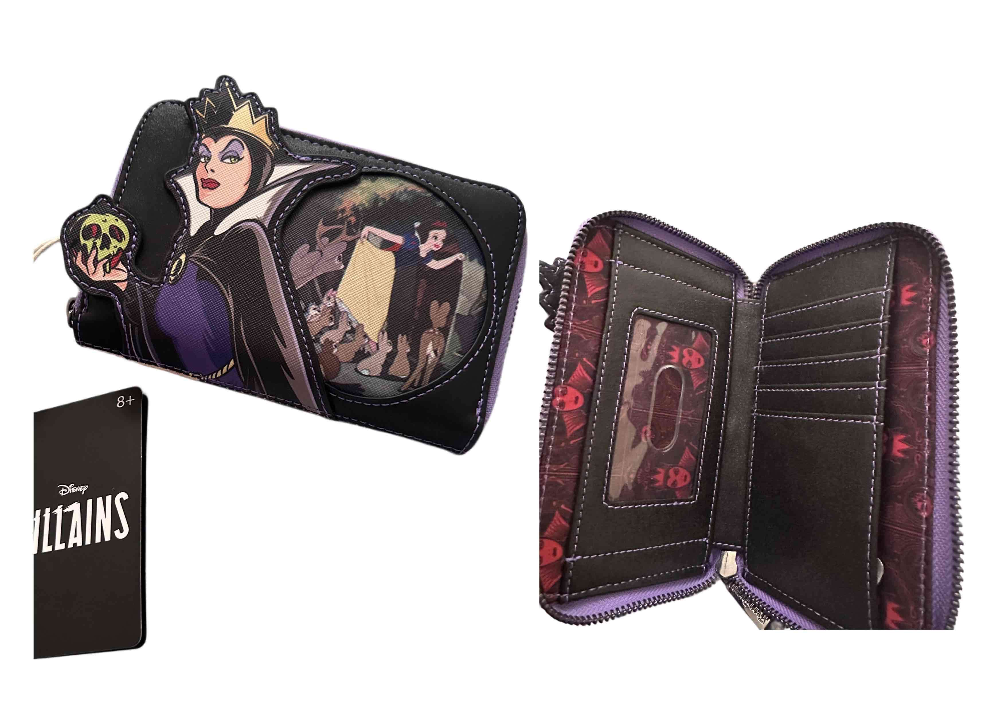 Billetera Disney Villains negra