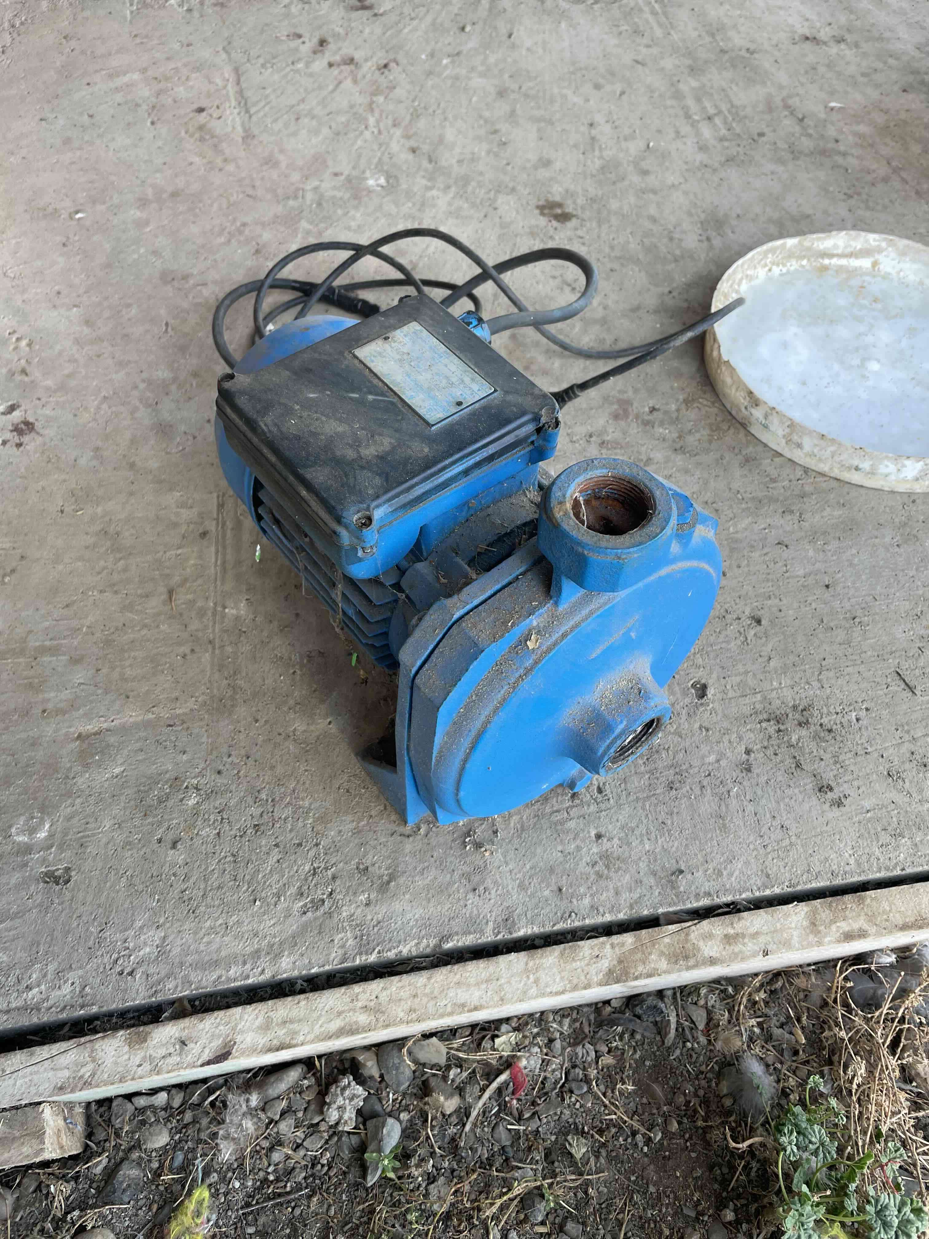 Bomba de agua eléctrica azul - miniatura 1