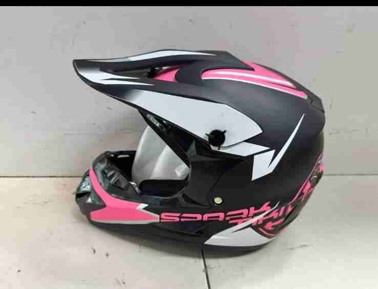 Casco enduro de moto para niños talla s con gafs - miniatura 3