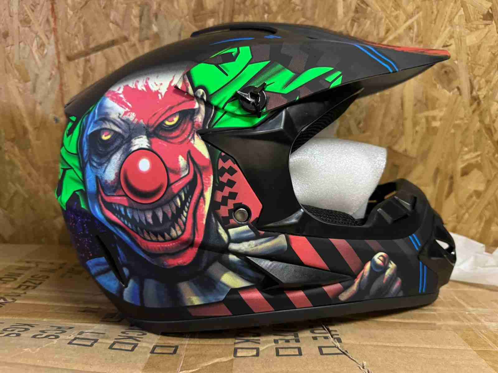 Casco enduro de moto para niños talla s con gafs - miniatura 4