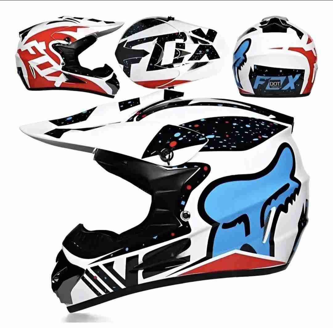 Casco enduro de moto para niños talla s con gafs - miniatura 5
