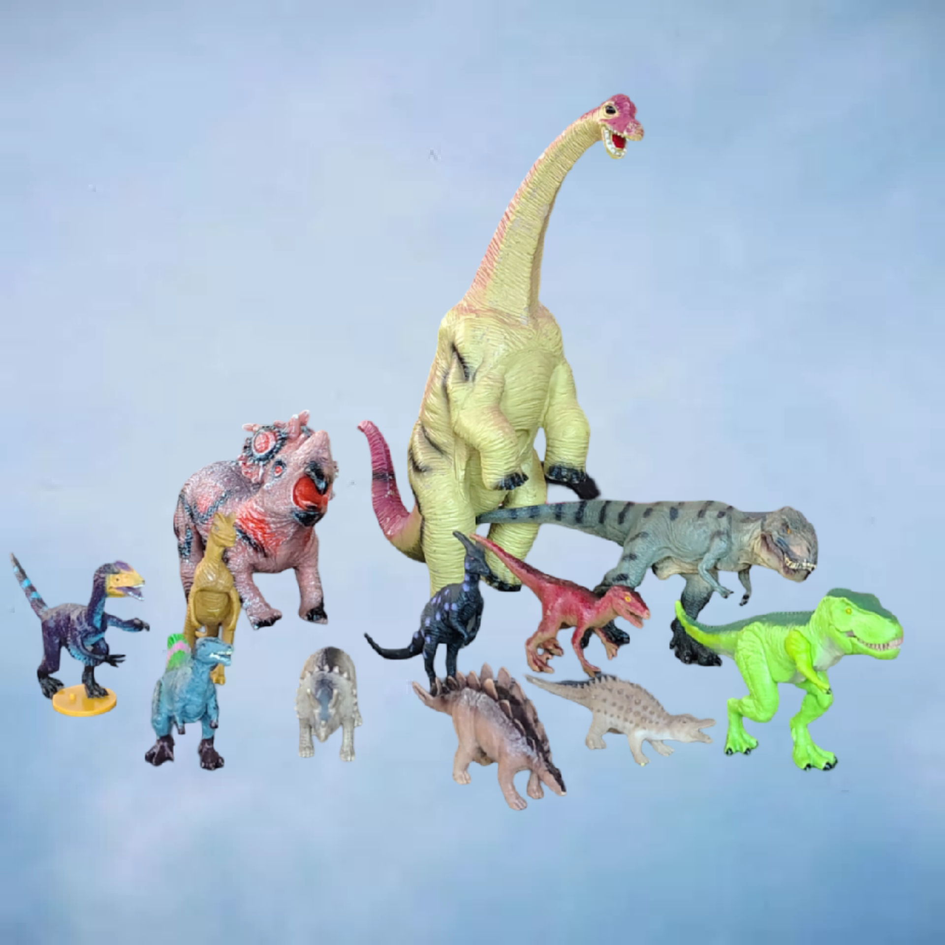 Set de figuras de dinosaurios - miniatura 1