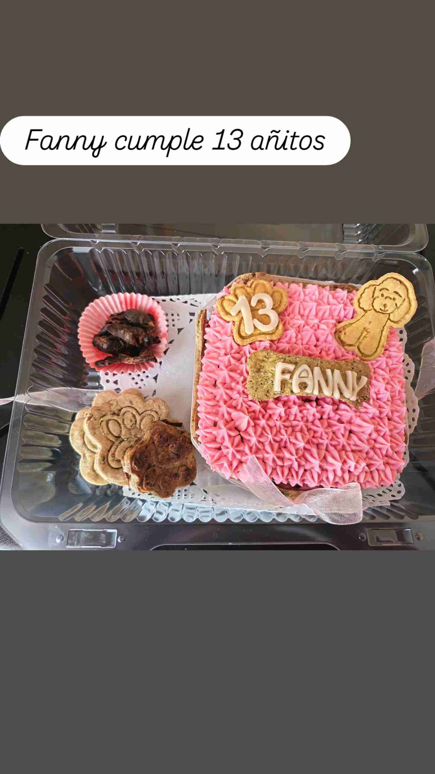 Torta para perro personalizada - miniatura 3