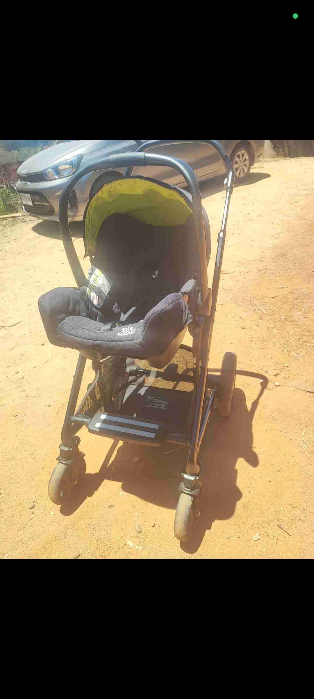 Coche de bebé Joie negro mas silla de comer Graco - miniatura 3