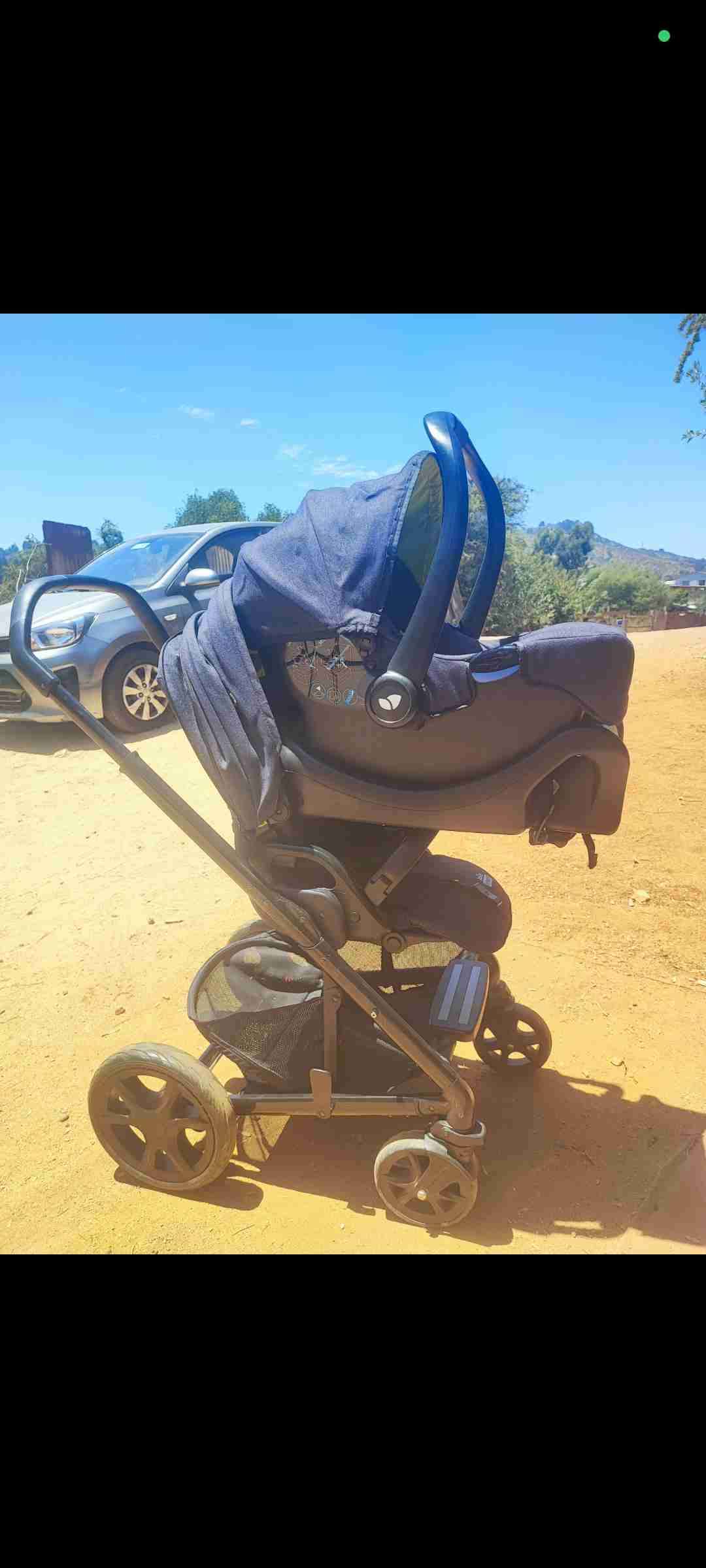 Coche de bebé Joie negro mas silla de comer Graco - miniatura 5