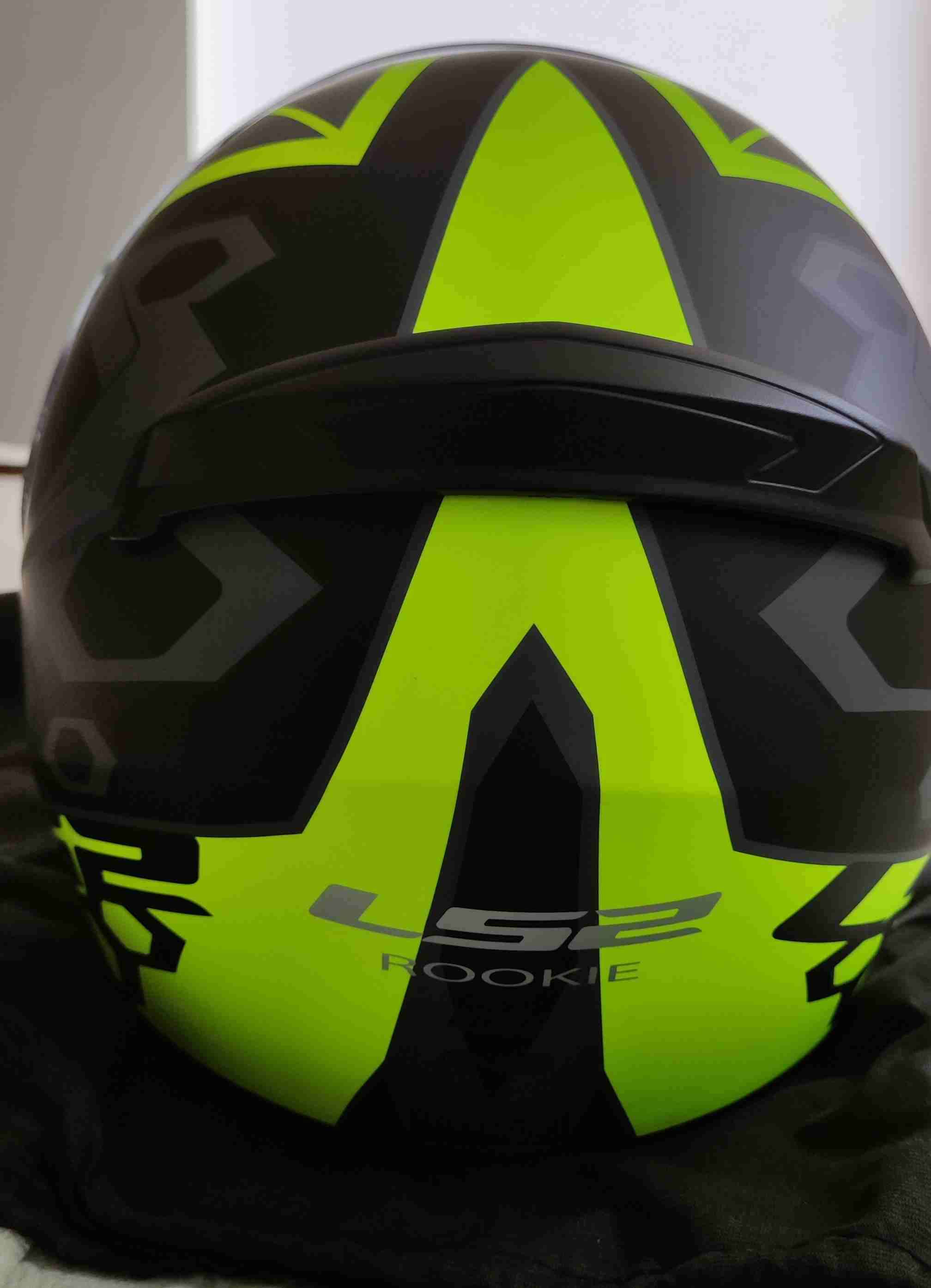 Casco LS2 negro y amarillo - miniatura 4