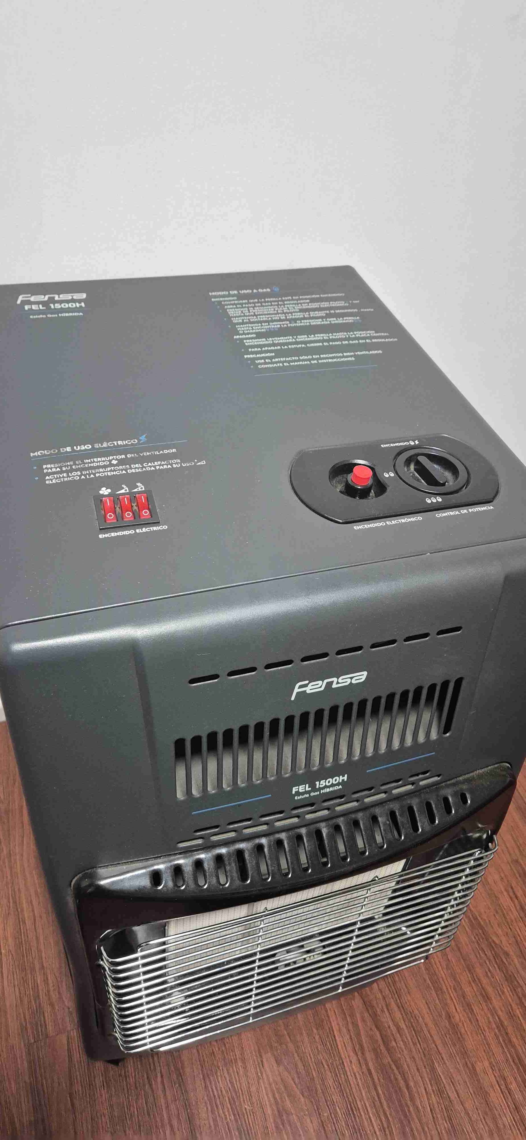 Estufa de gas Fensa Híbrida gas y eléctrica - miniatura 2