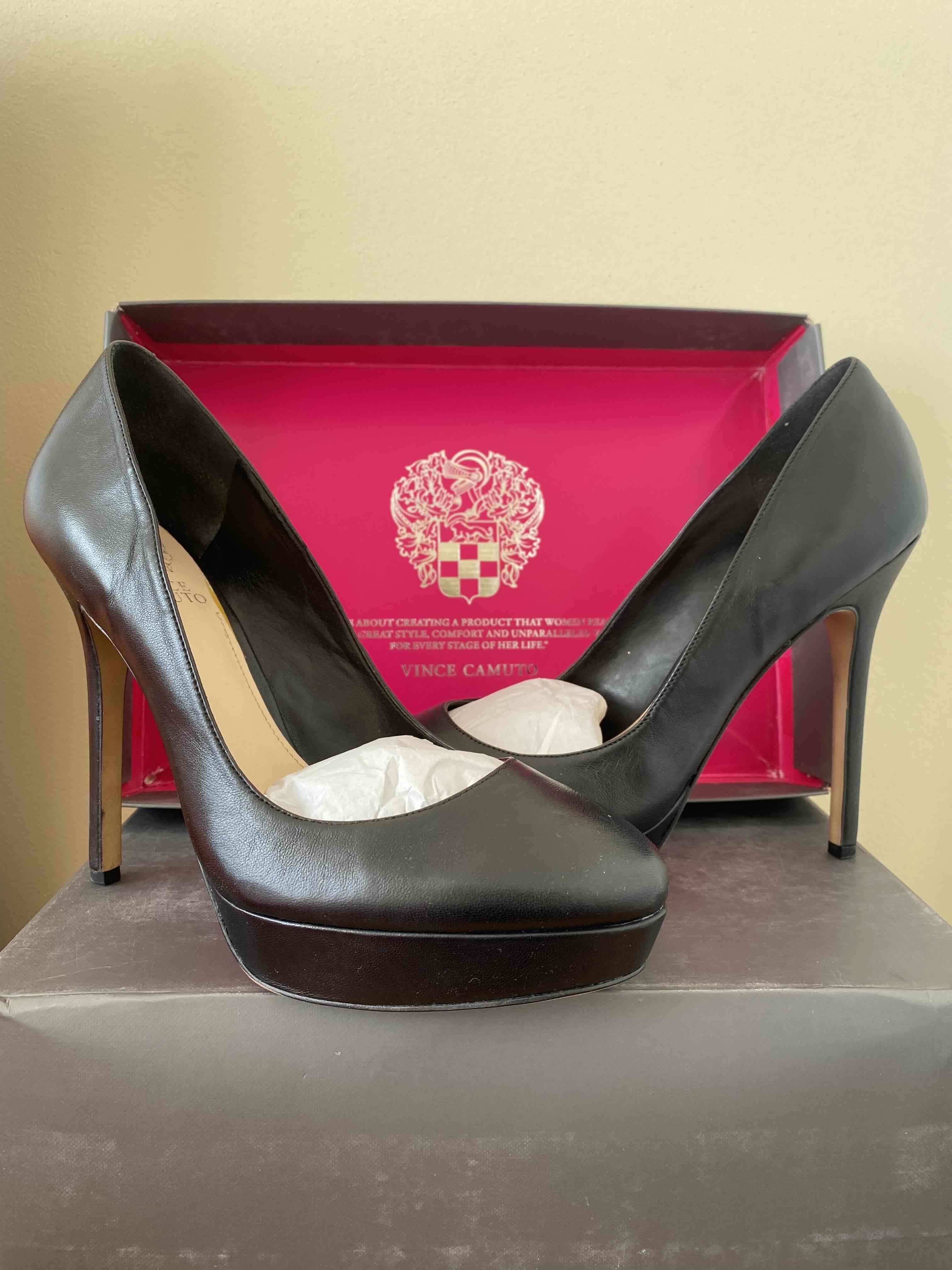 Zapatos de tacón negros elegantes 38 - miniatura 1