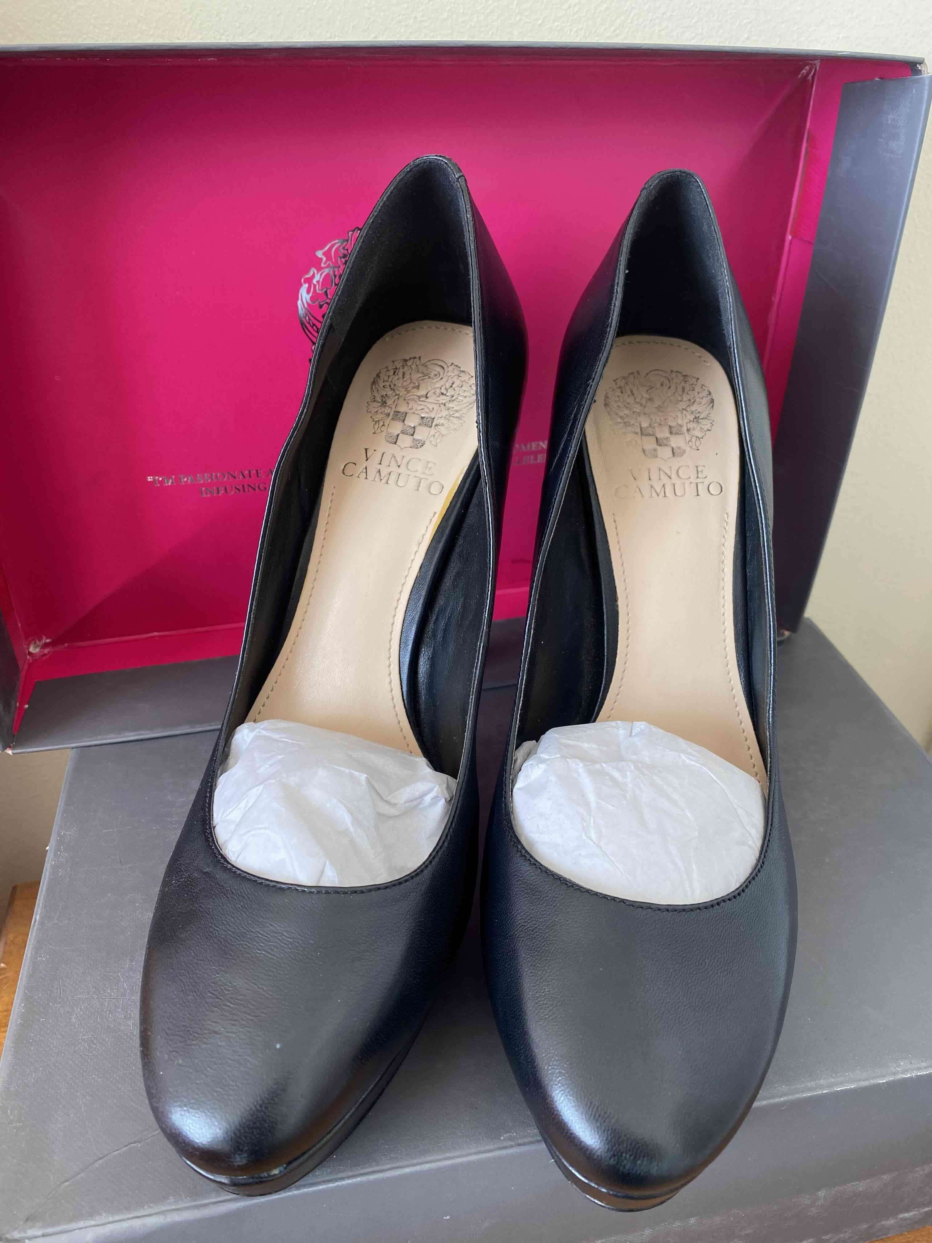 Zapatos de tacón negros elegantes 38 - miniatura 2