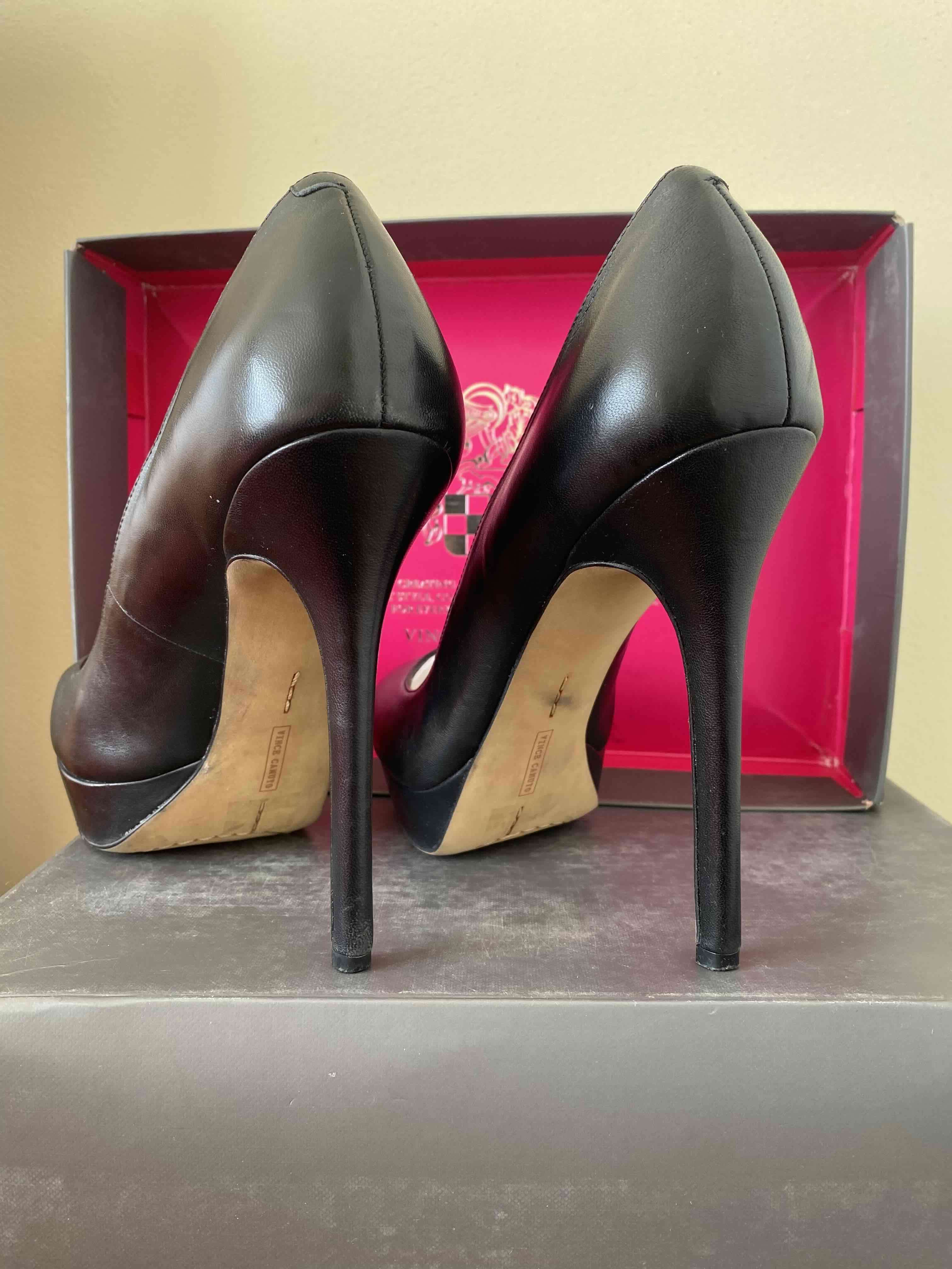 Zapatos de tacón negros elegantes 38 - miniatura 3