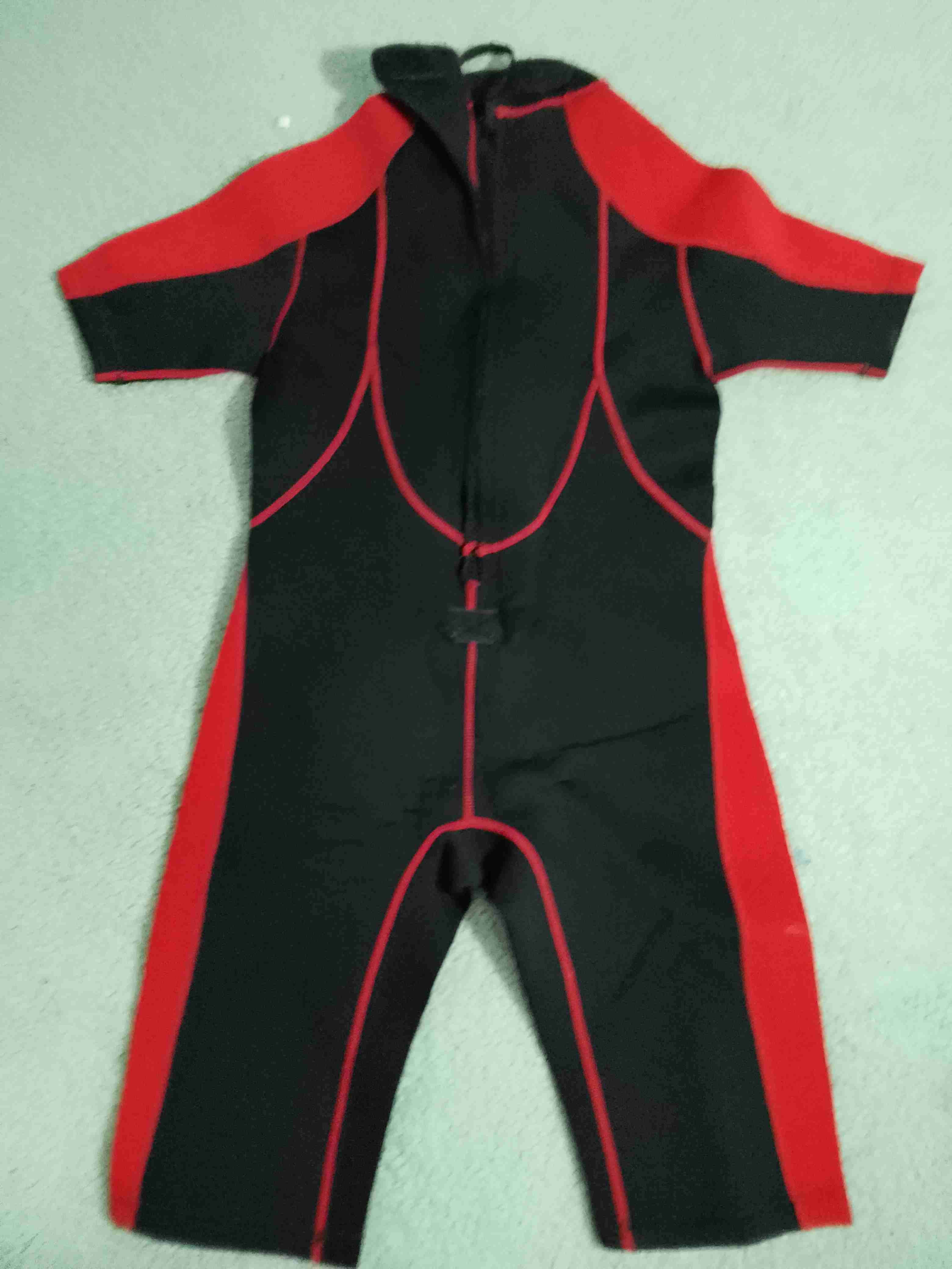 Traje neopreno Wave Sport negro y rojo - miniatura 3