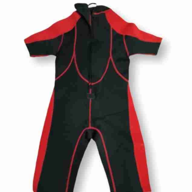 Traje neopreno Wave Sport negro y rojo - miniatura 4