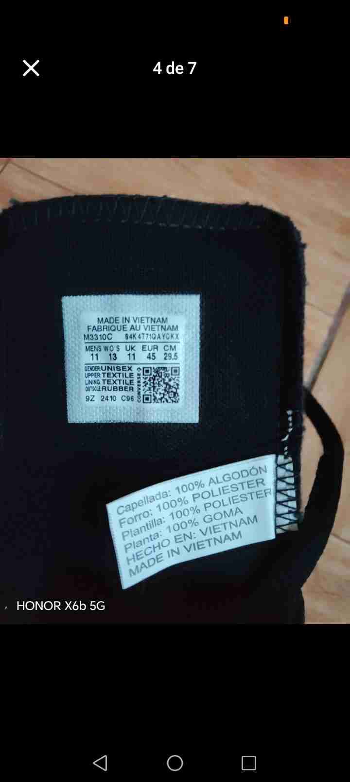 Zapatillas Negras Converse - miniatura 3
