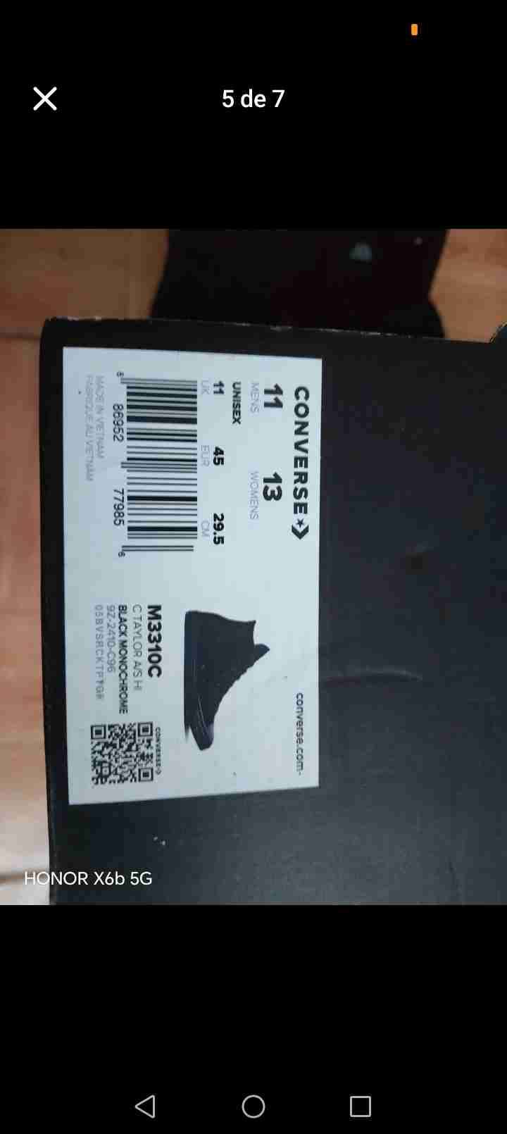 Zapatillas Negras Converse - miniatura 4