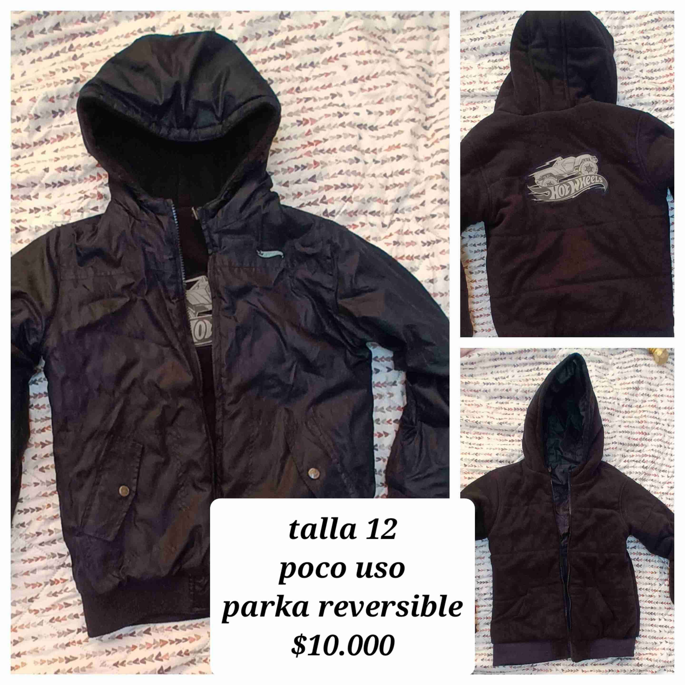Parka reversibles talla 12