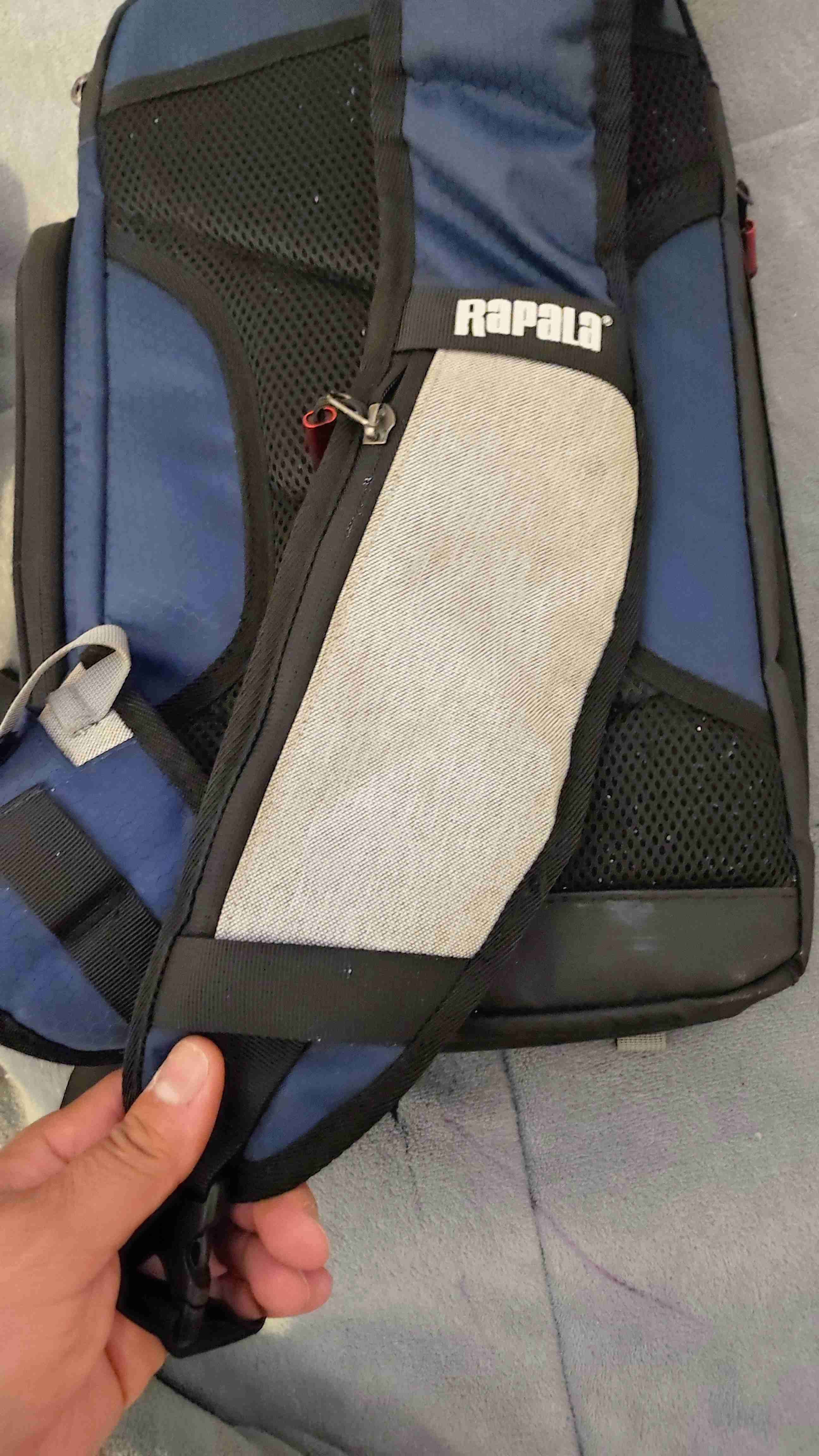 Mochila de pesca Rapala azul y gris - miniatura 4