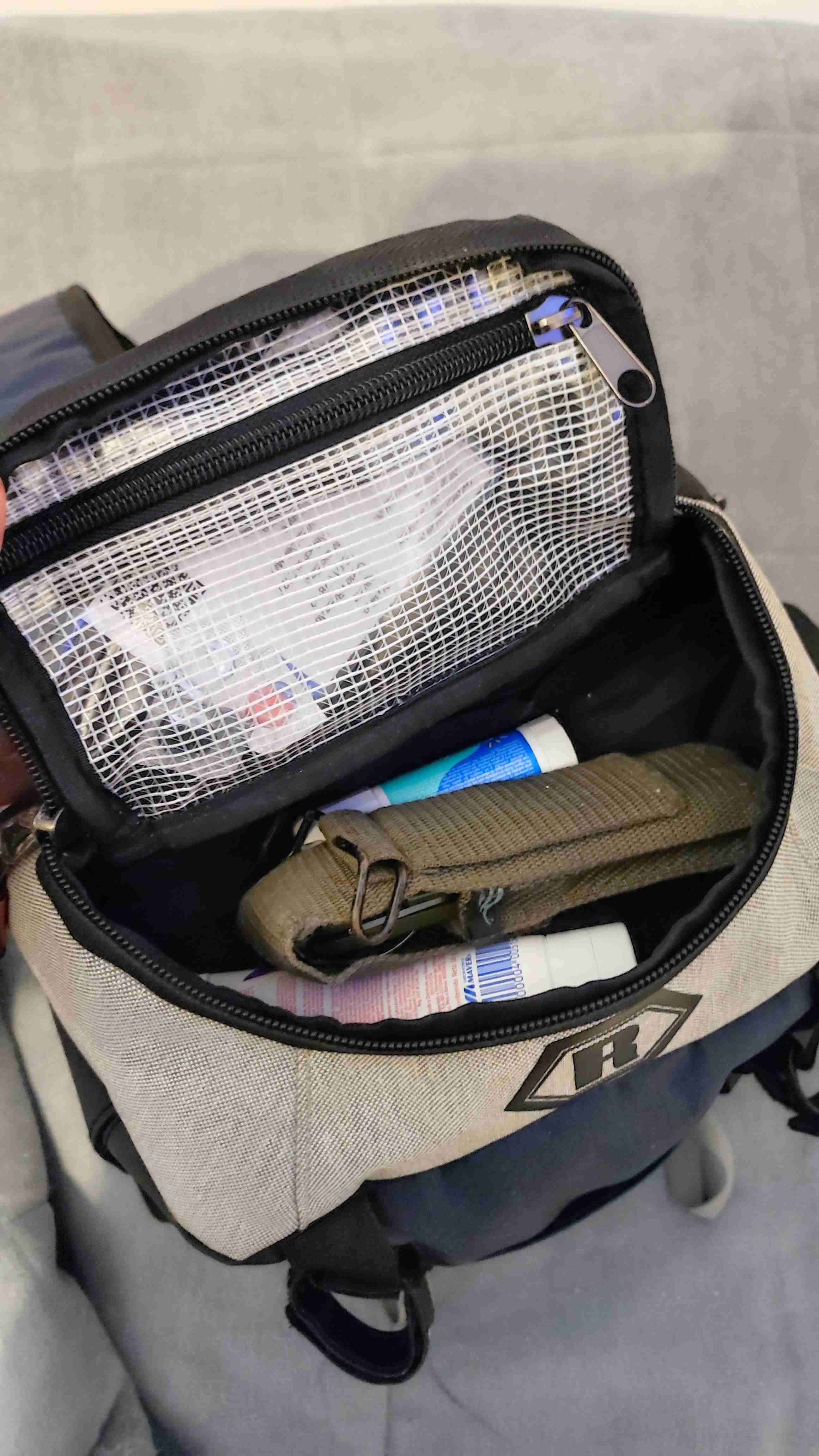 Mochila de pesca Rapala azul y gris - miniatura 5
