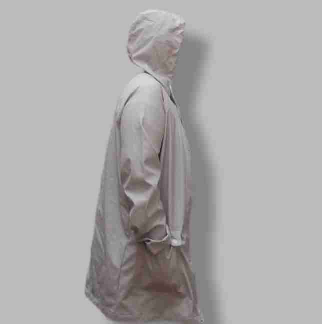 Parka impermeable   con capucha - miniatura 3