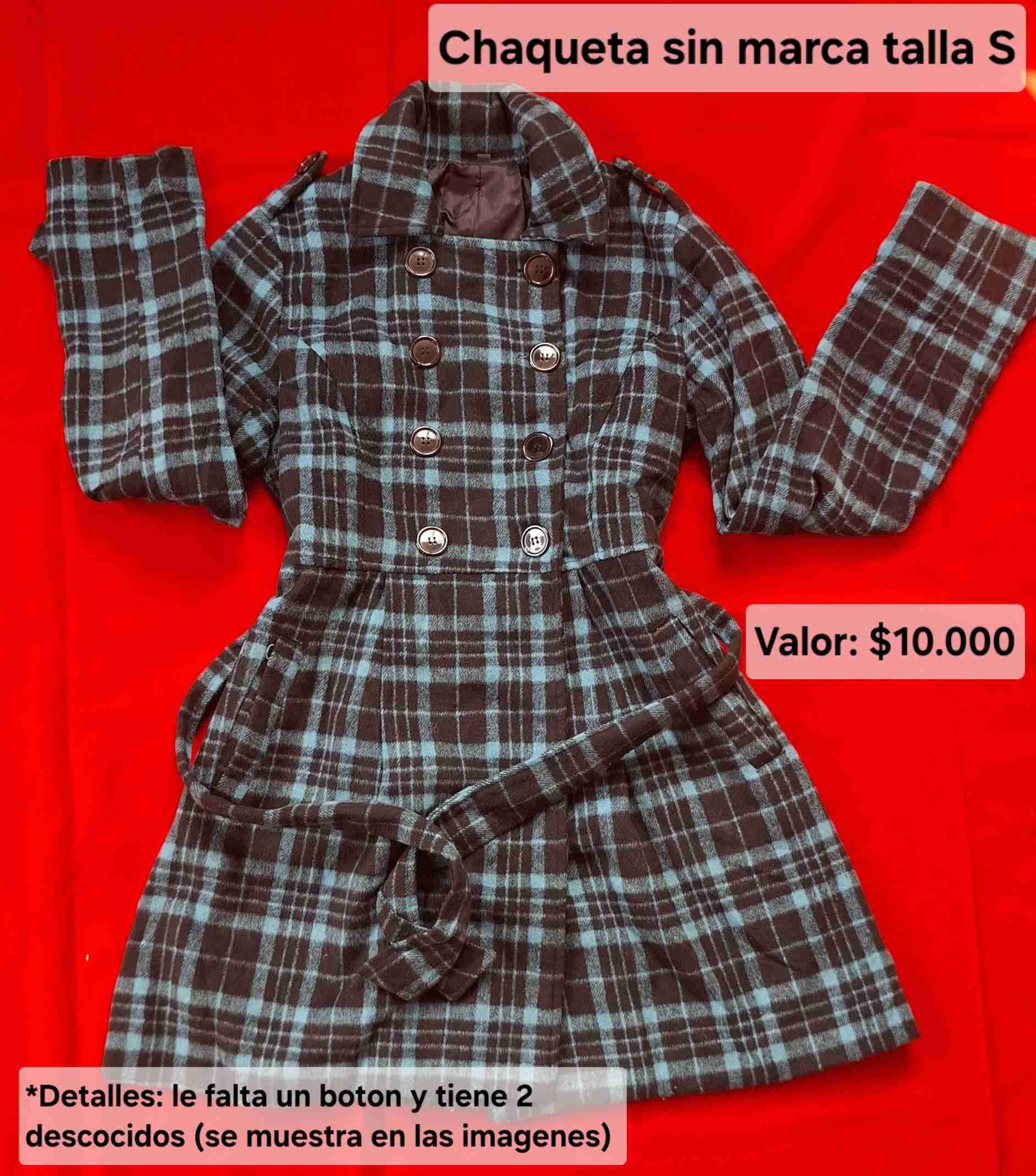 Chaqueta a cuadros sin marca - miniatura 1