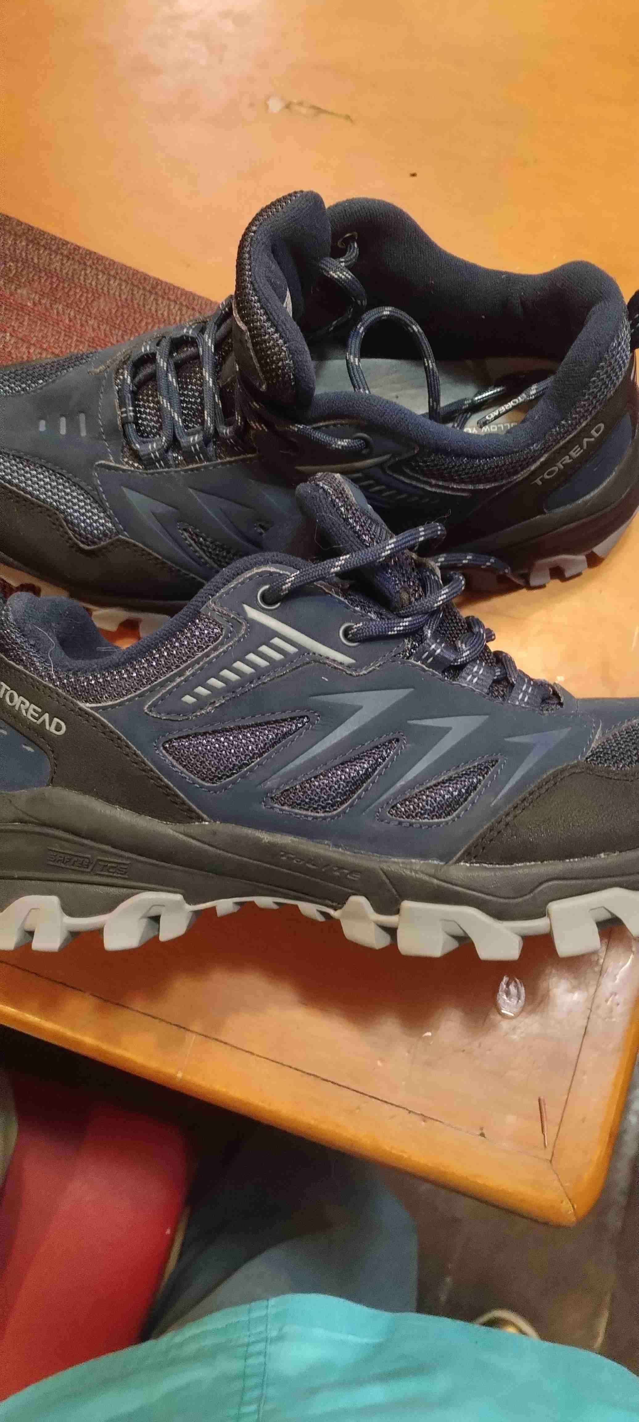 Zapatillas outdoor negras Toread - miniatura 1