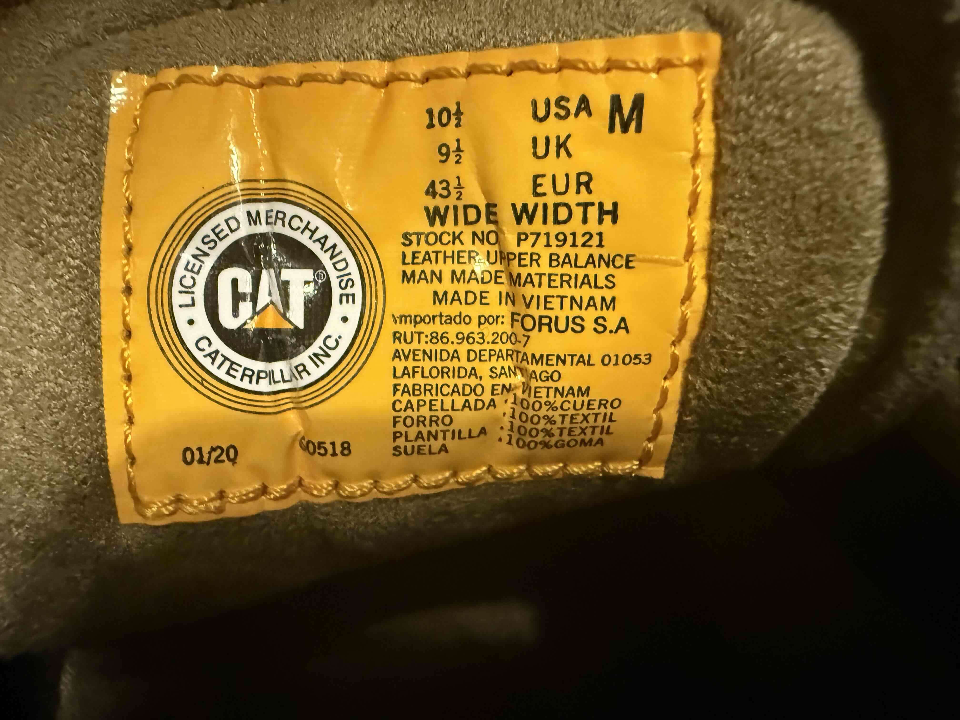 Botas CAT marrones - miniatura 3