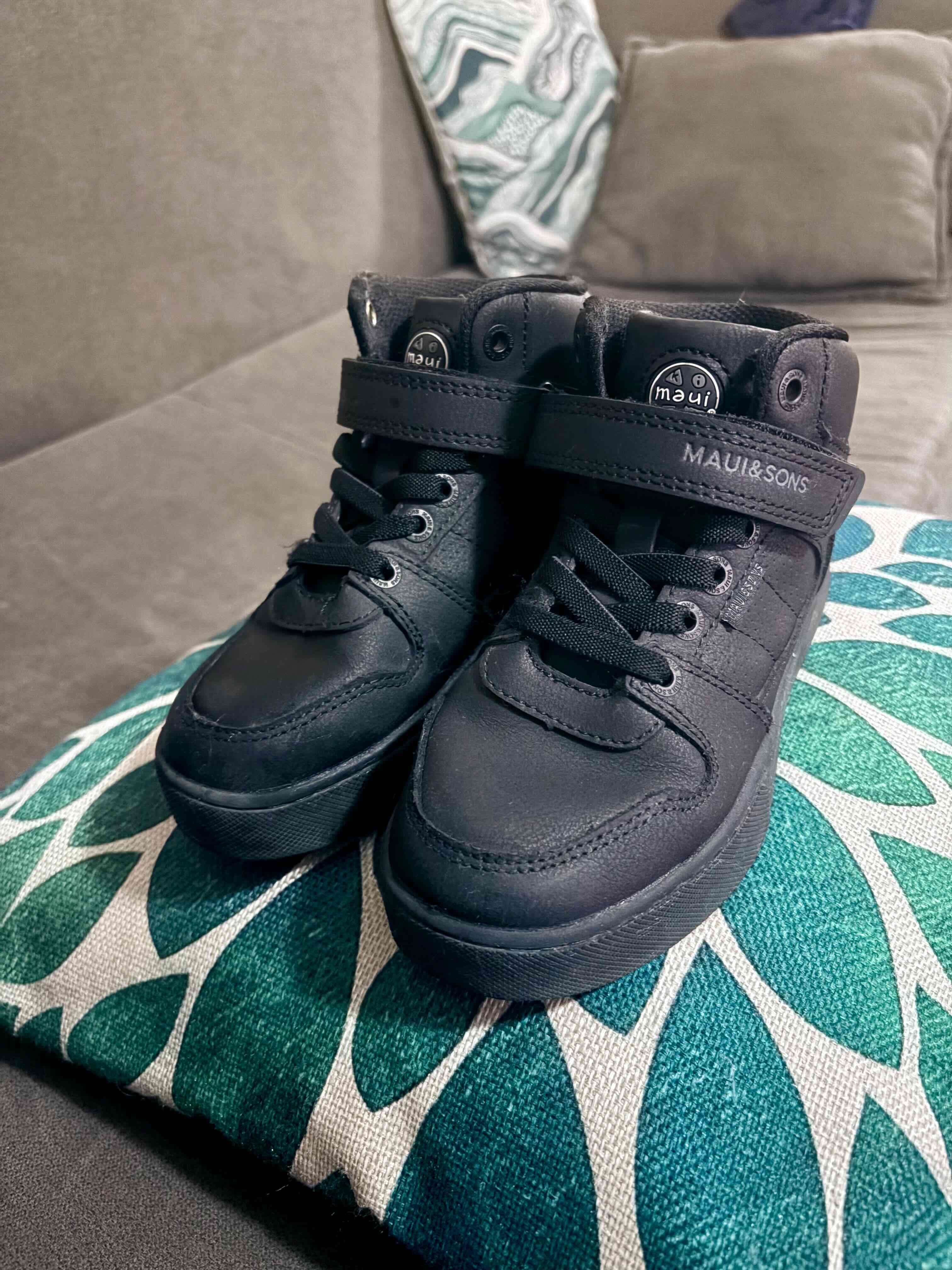 Botines negros Maui & Sons para niños - miniatura 1