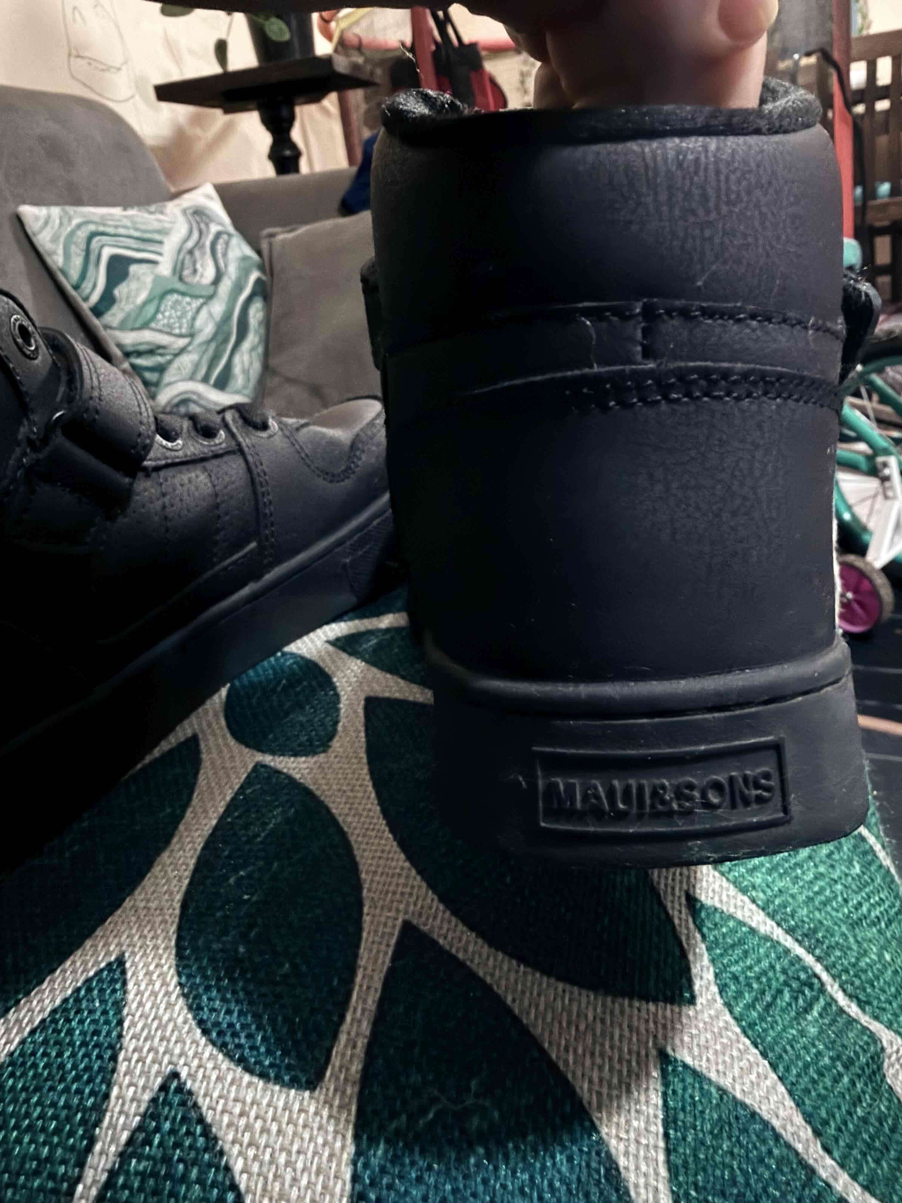 Botines negros Maui & Sons para niños - miniatura 4