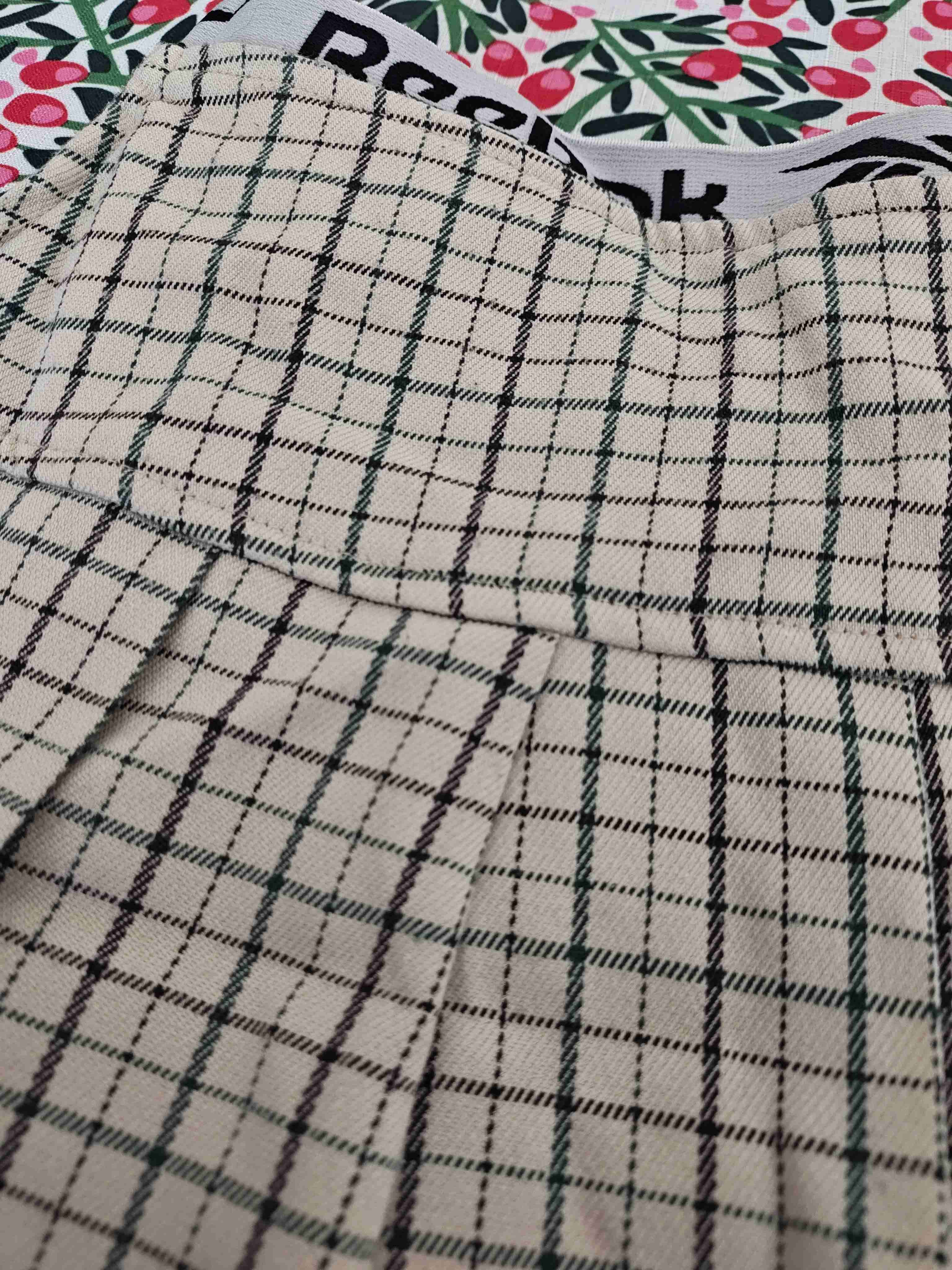 Falda Reebok/H&M a cuadros - miniatura 1