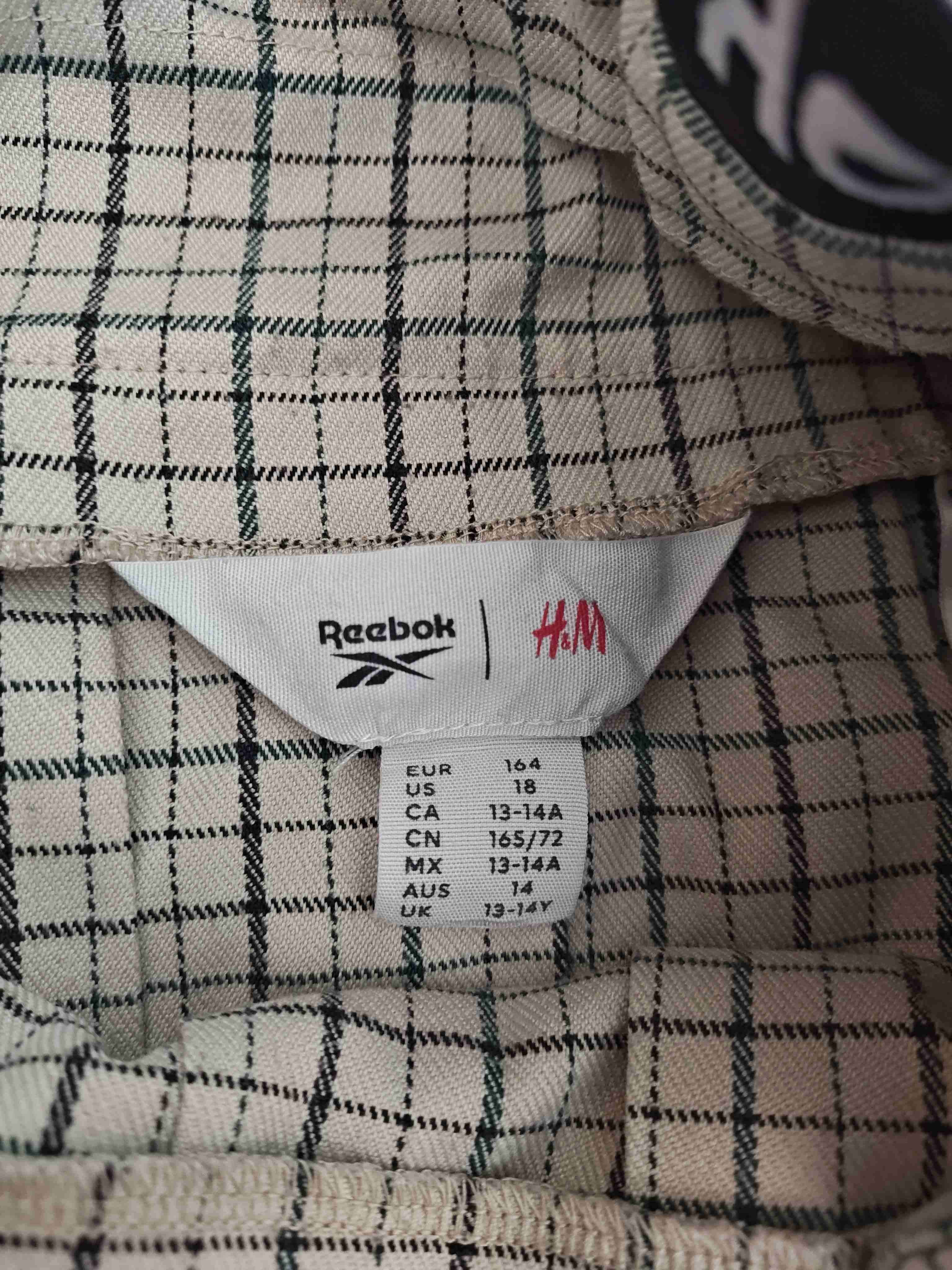 Falda Reebok/H&M a cuadros - miniatura 5