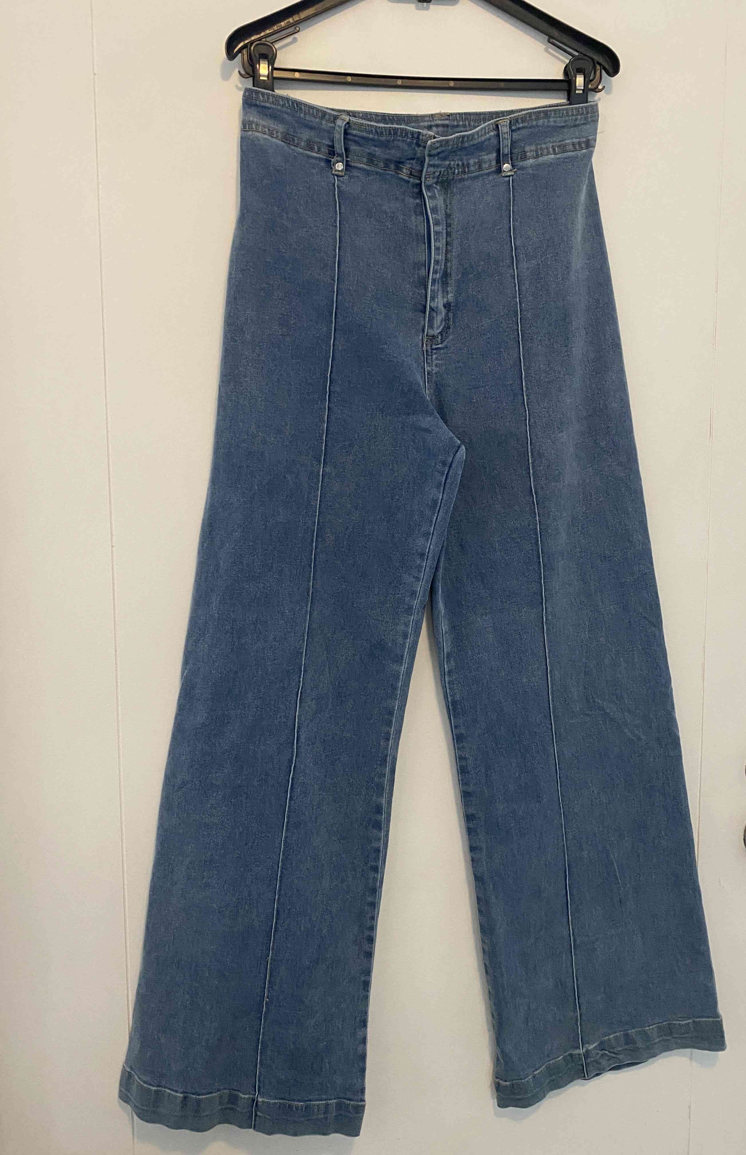 Jeans azules de pierna ancha dupe zara - miniatura 1