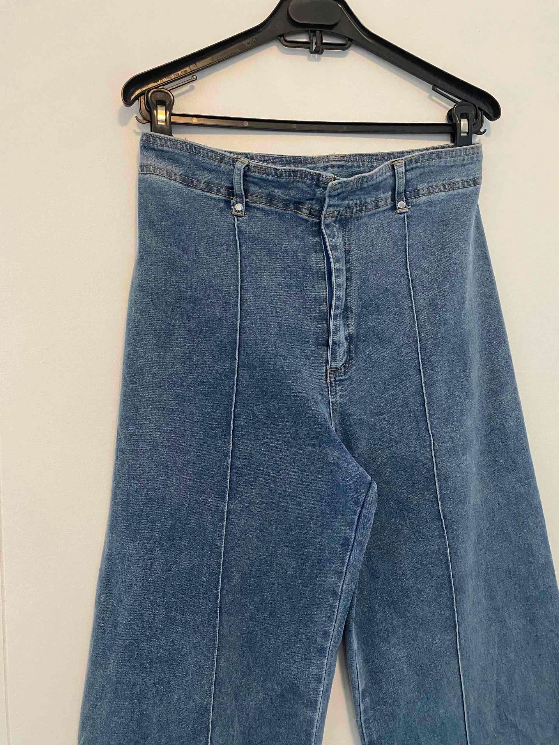 Jeans azules de pierna ancha dupe zara - miniatura 2
