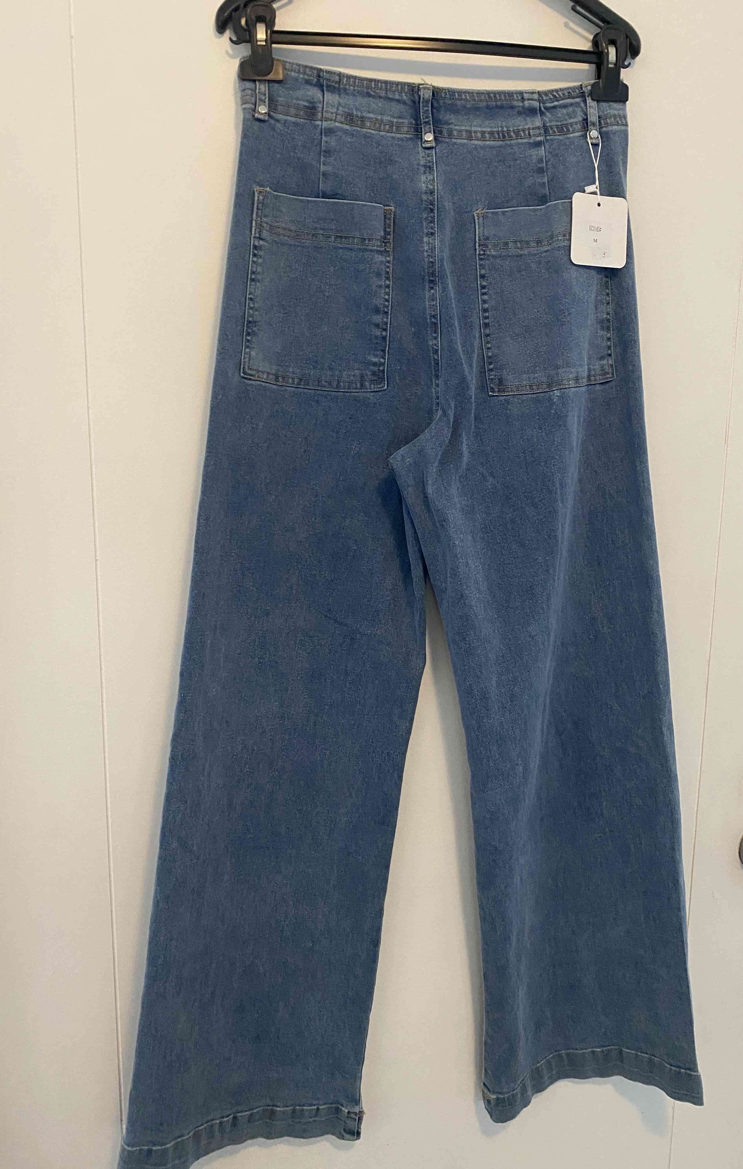 Jeans azules de pierna ancha dupe zara - miniatura 3