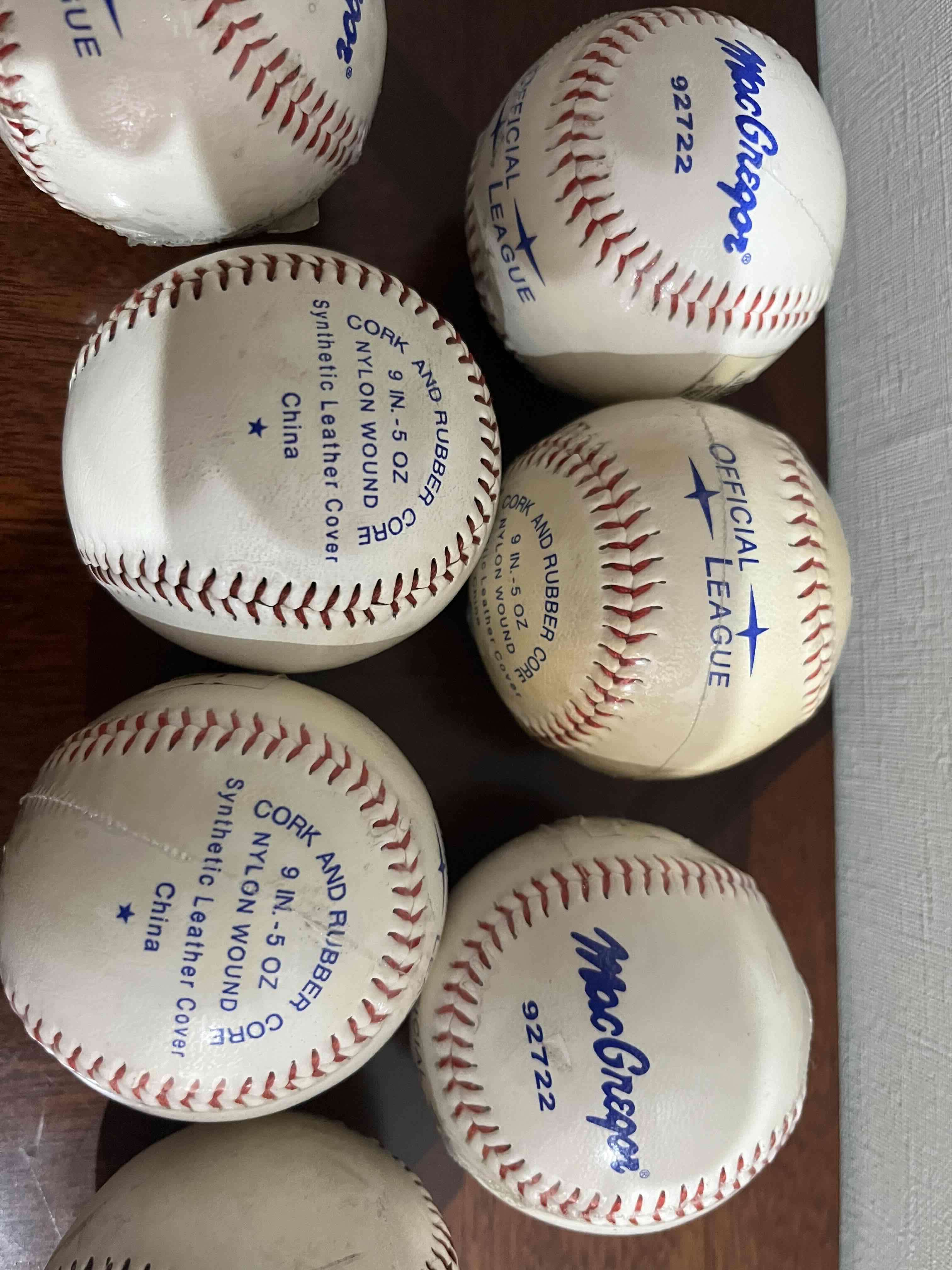 Set  7 Pelotas de béisbol oficiales - miniatura 2