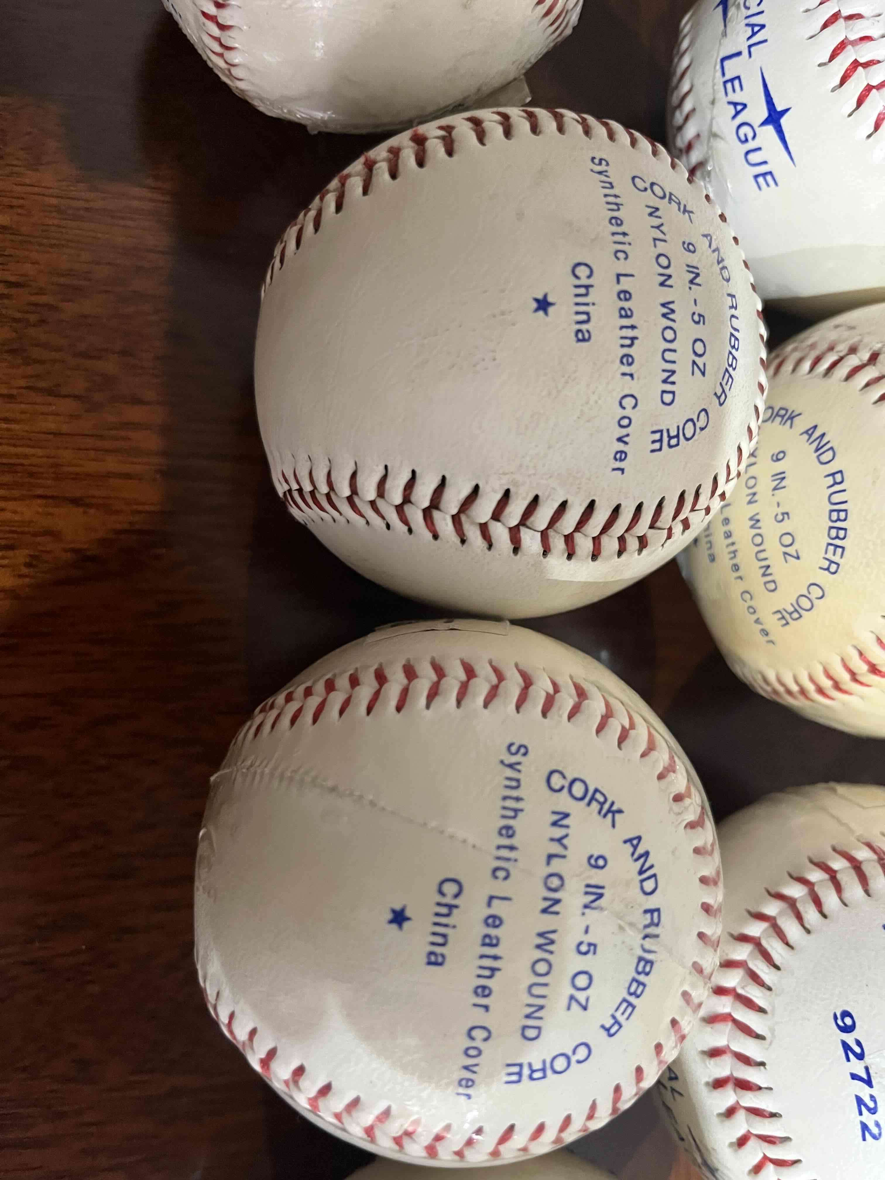 Set  7 Pelotas de béisbol oficiales - miniatura 3