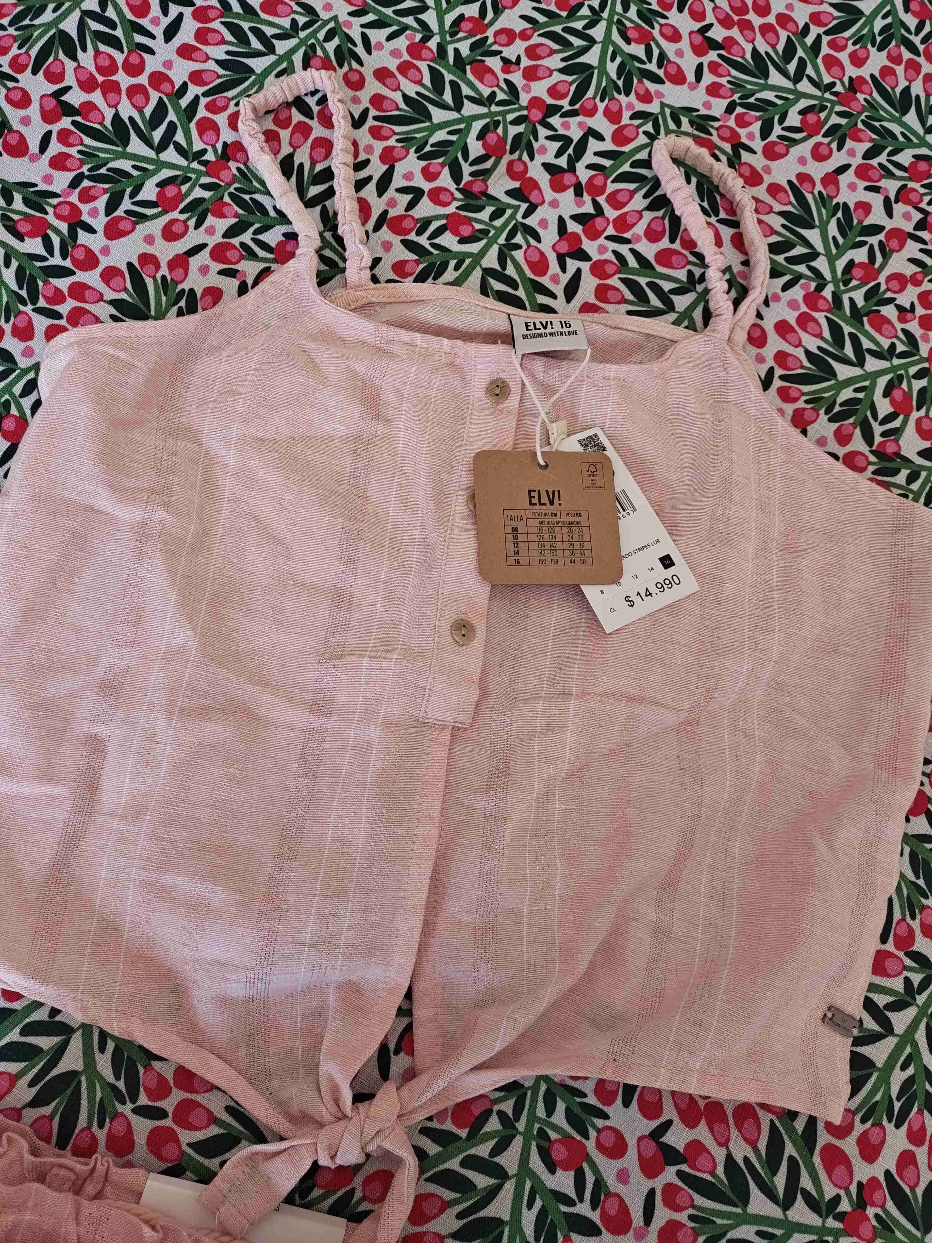 Conjunto verano rosado nuevo (Talla 16) - miniatura 3