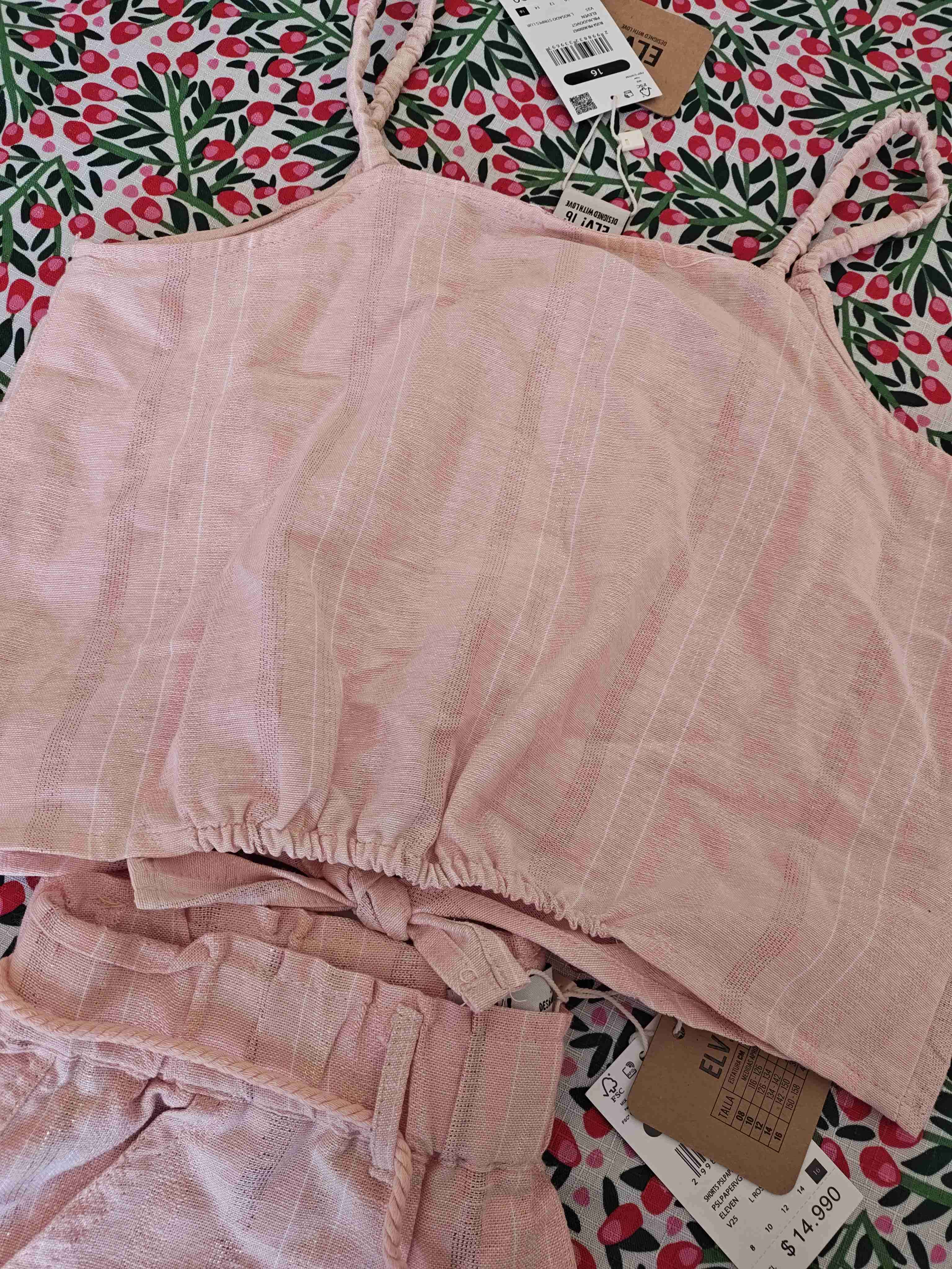 Conjunto verano rosado nuevo (Talla 16) - miniatura 5